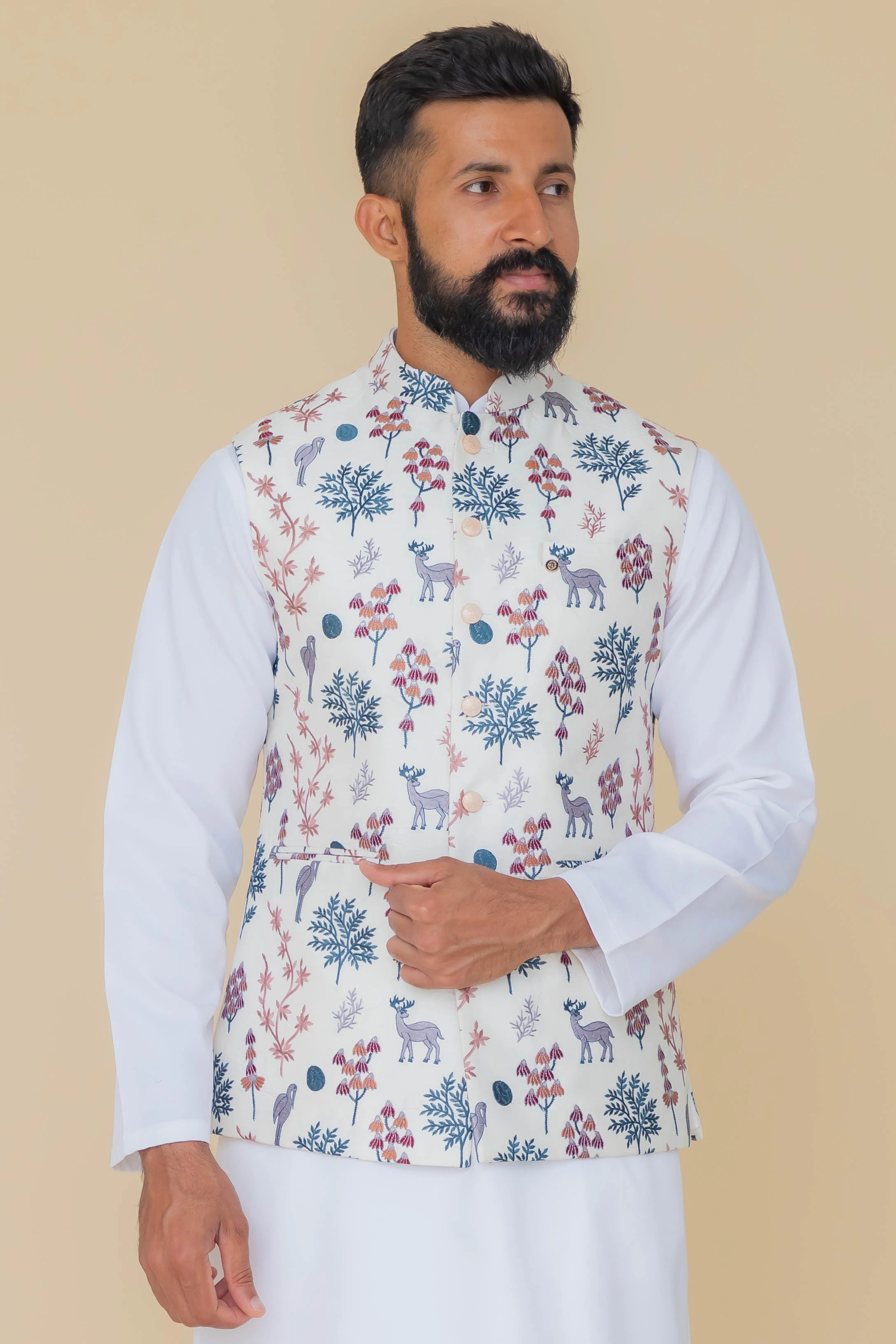 MLS EMBROIDERED JAWAHAR JACKET