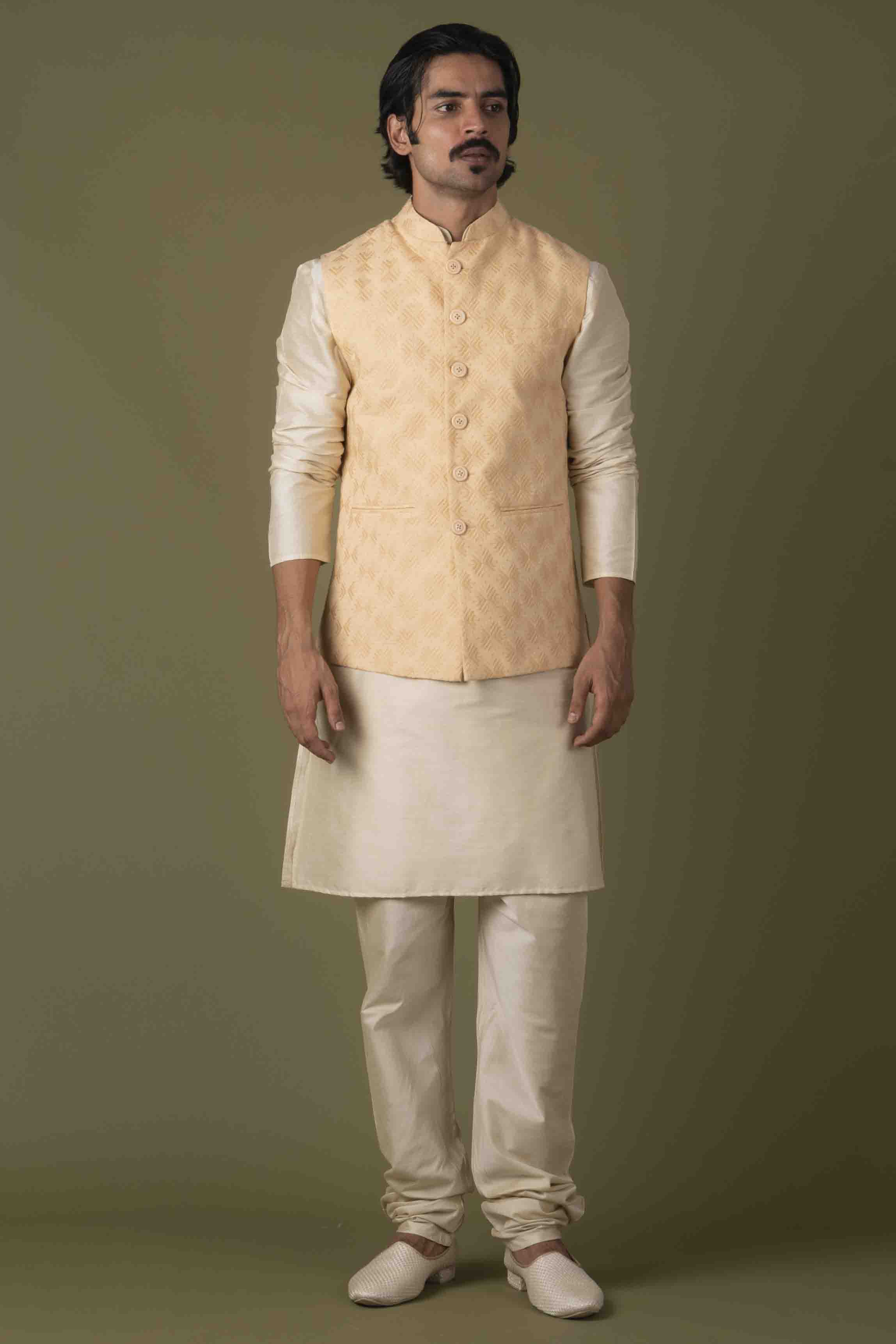 MLS CHIKANKARI JAWAHAR JACKET