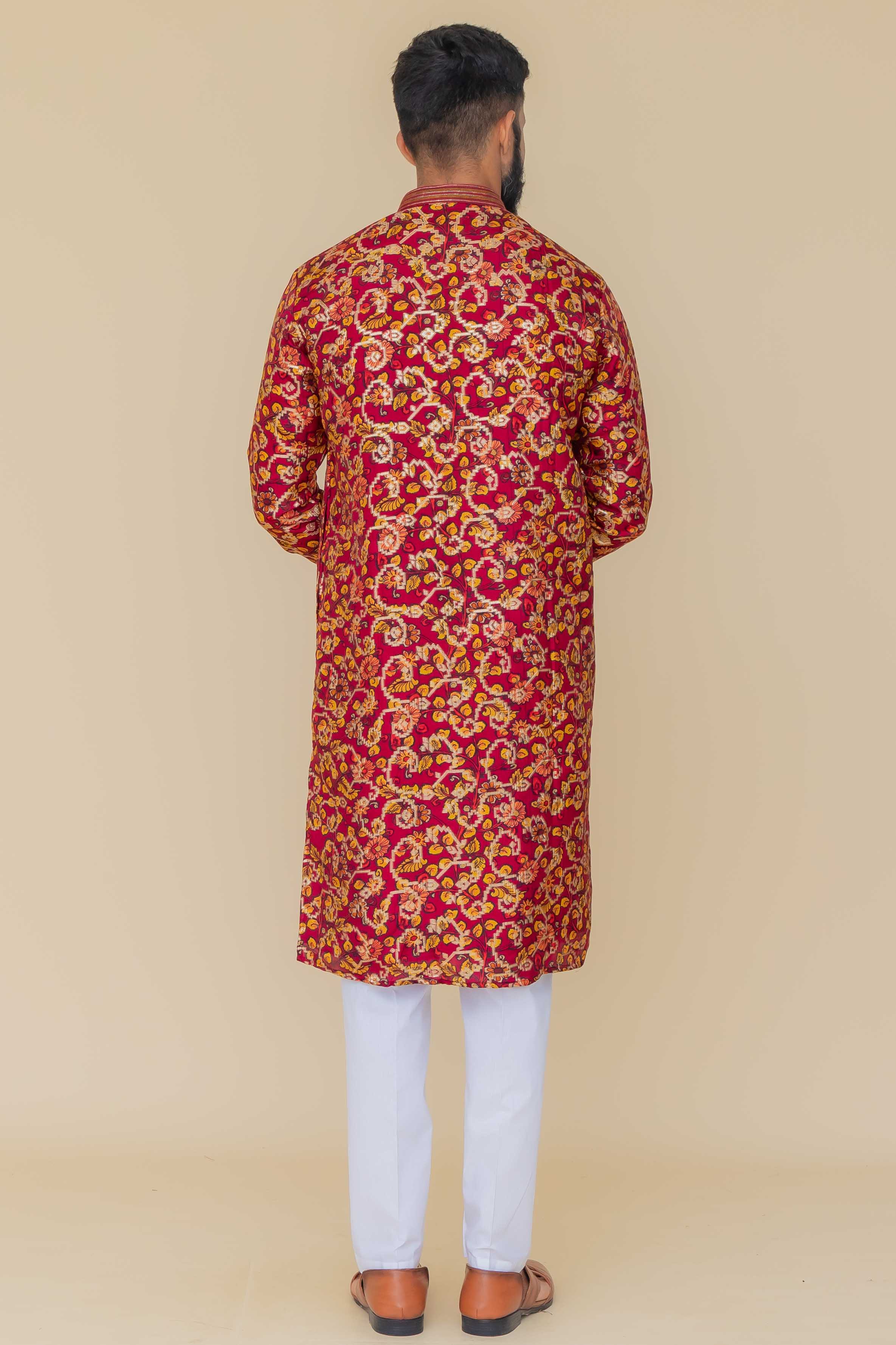 MLS PRINTED KURTA PAJAMA