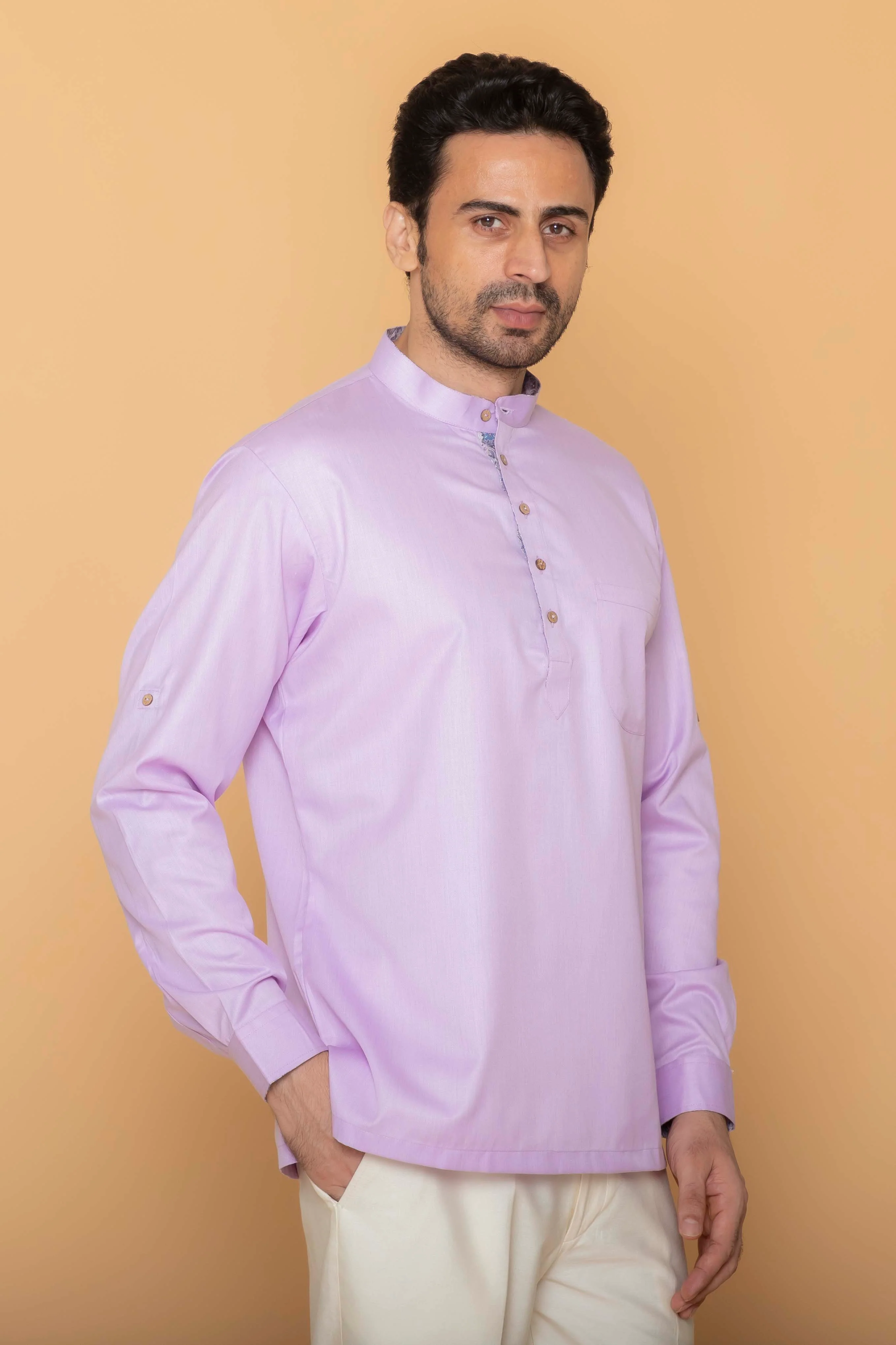 MLS SHORT KURTA FULL SLEEVES