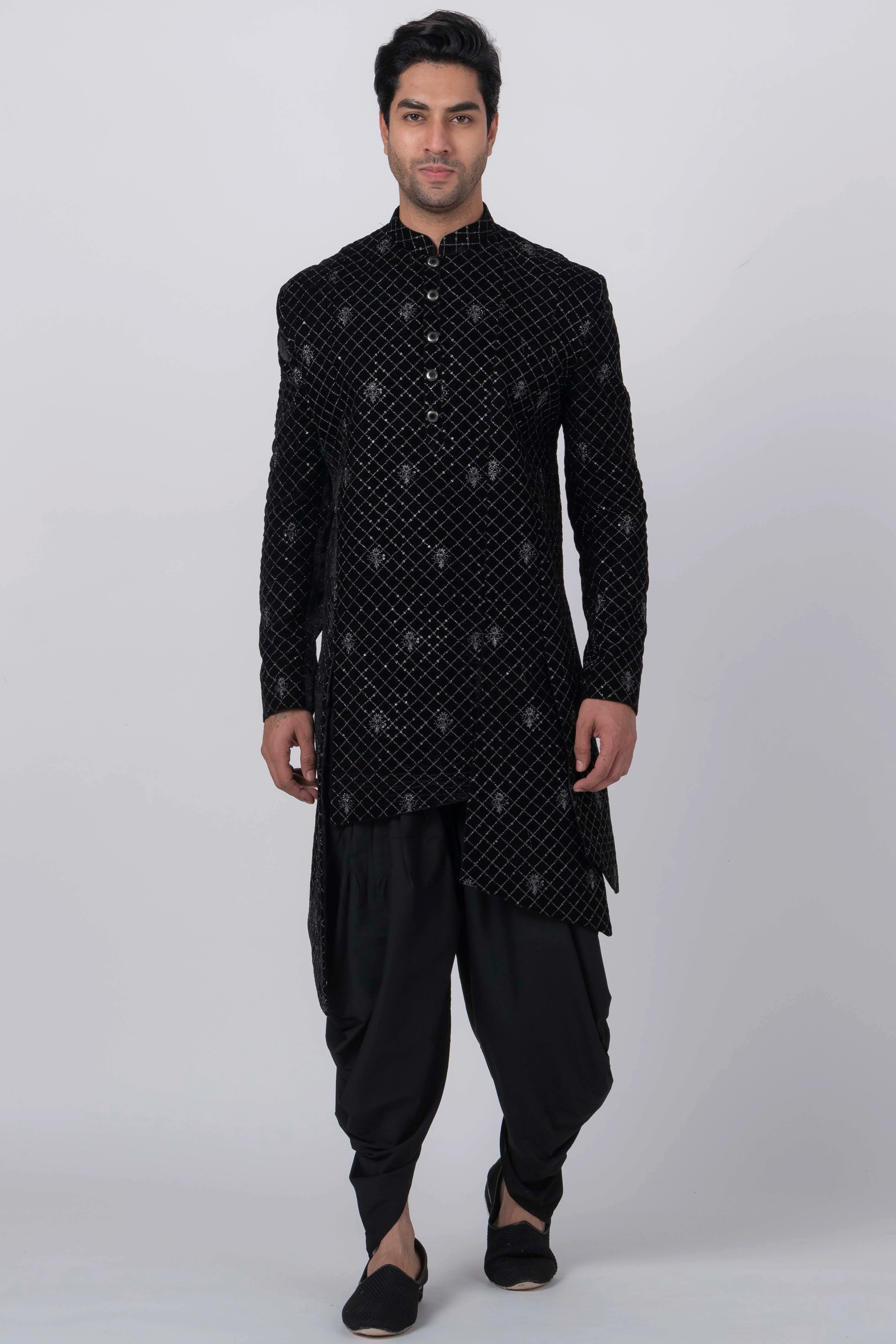 MLS VELVET INDO WESTERN 2 PCS