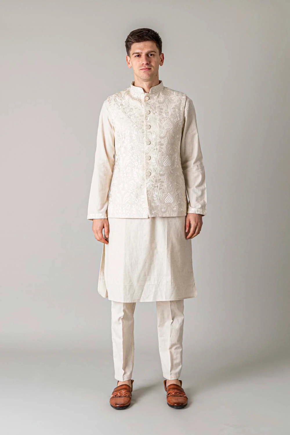 MLS KURTA JAWAHAR SET