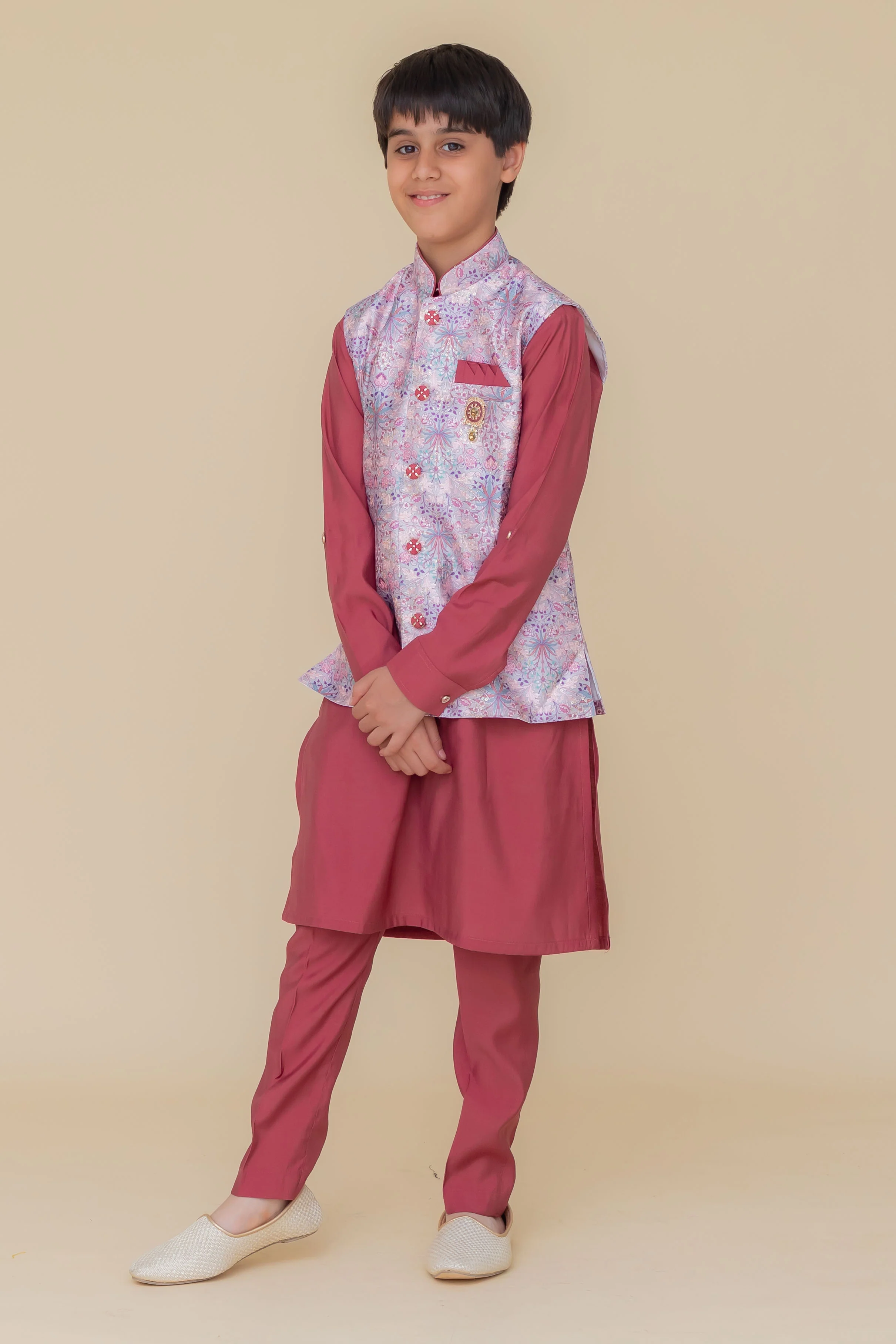 MLS KIDS KURTA JAWAHAR SET
