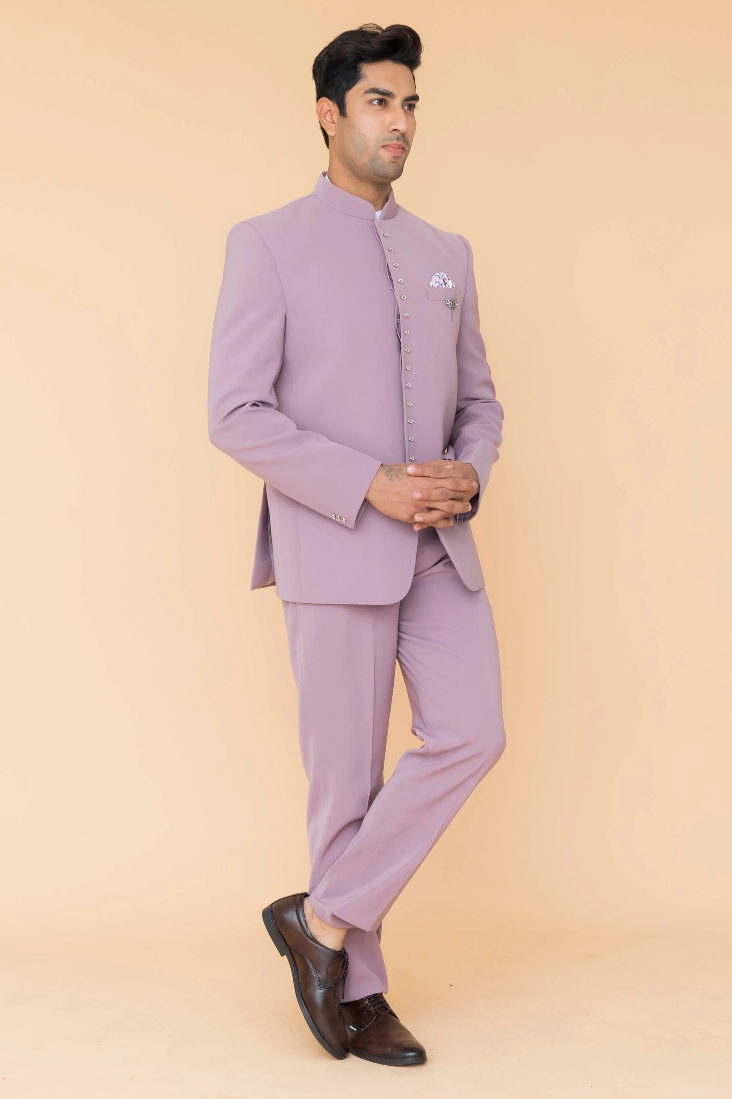 MLS PLAIN JODHPURI SUIT 2PC