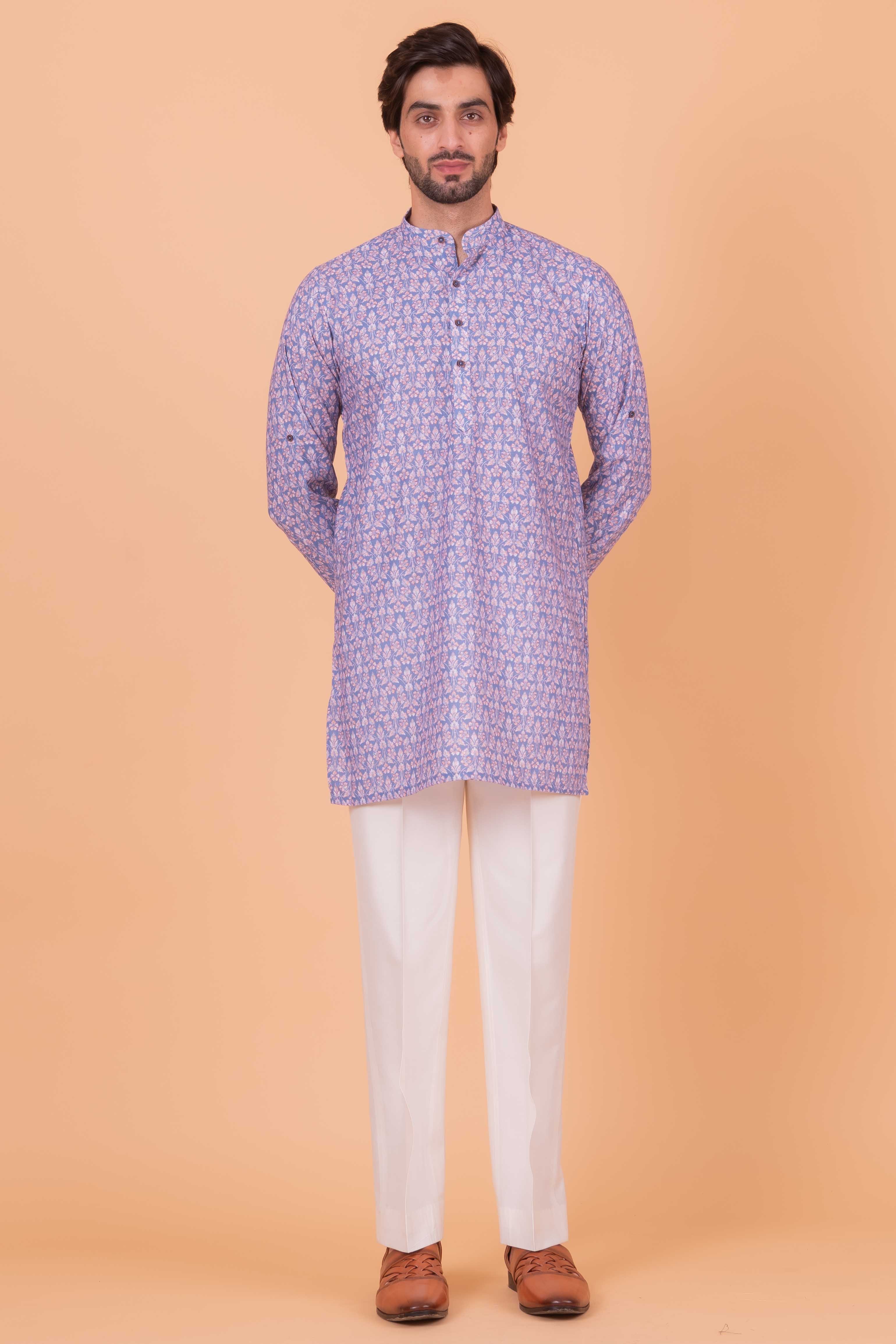 MLS COTTON KURTA (MID LENGTH)