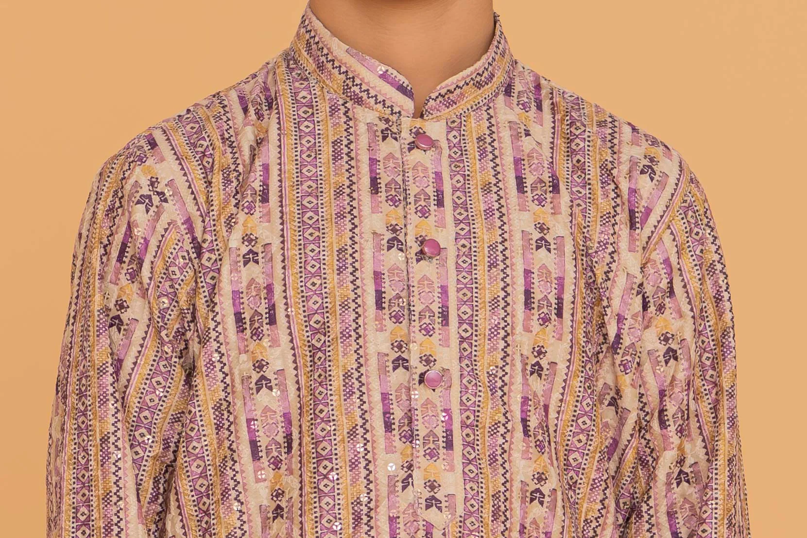 MLS KIDS PRINTED KURTA PAJAMA