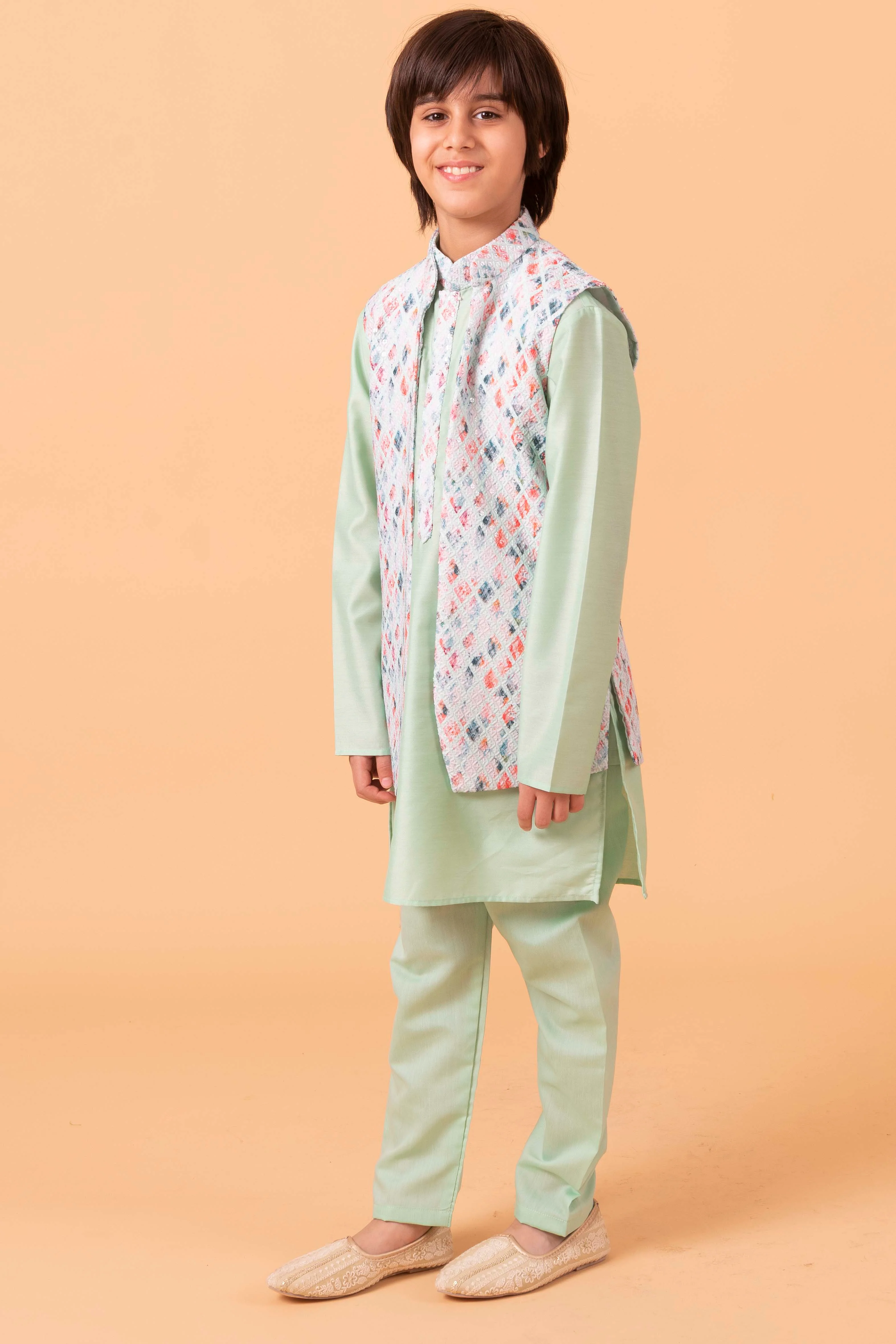 MLS KIDS KURTA JACKET SET