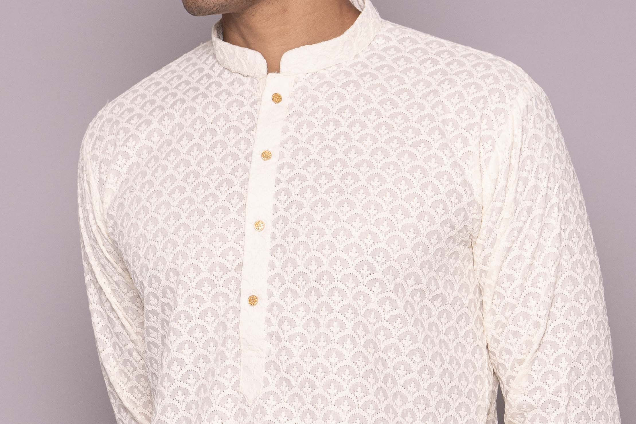 MLS CHIKANAKRI KURTA PAJAMA