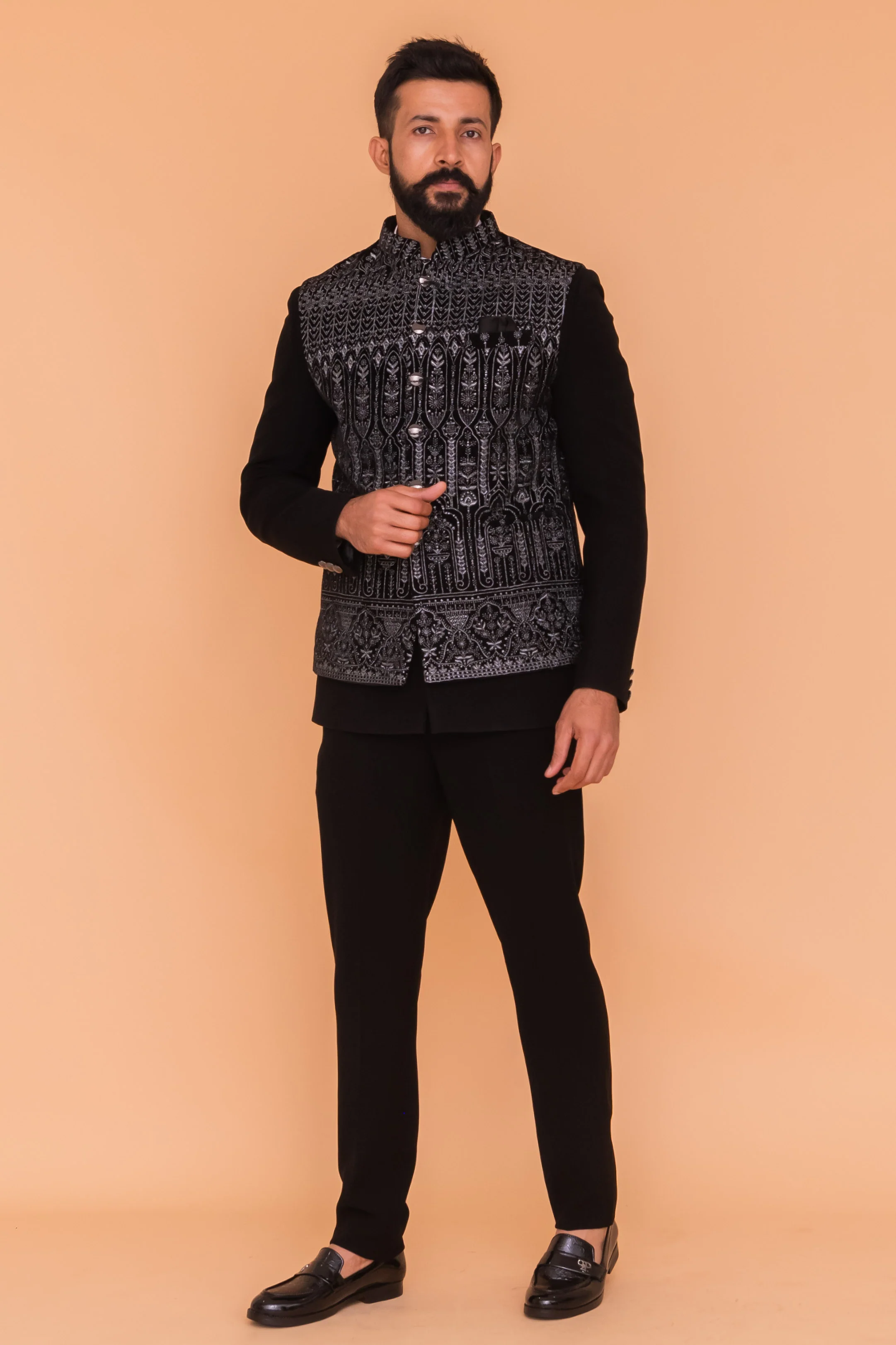 MLS JODHPURI SUIT 3 PCS