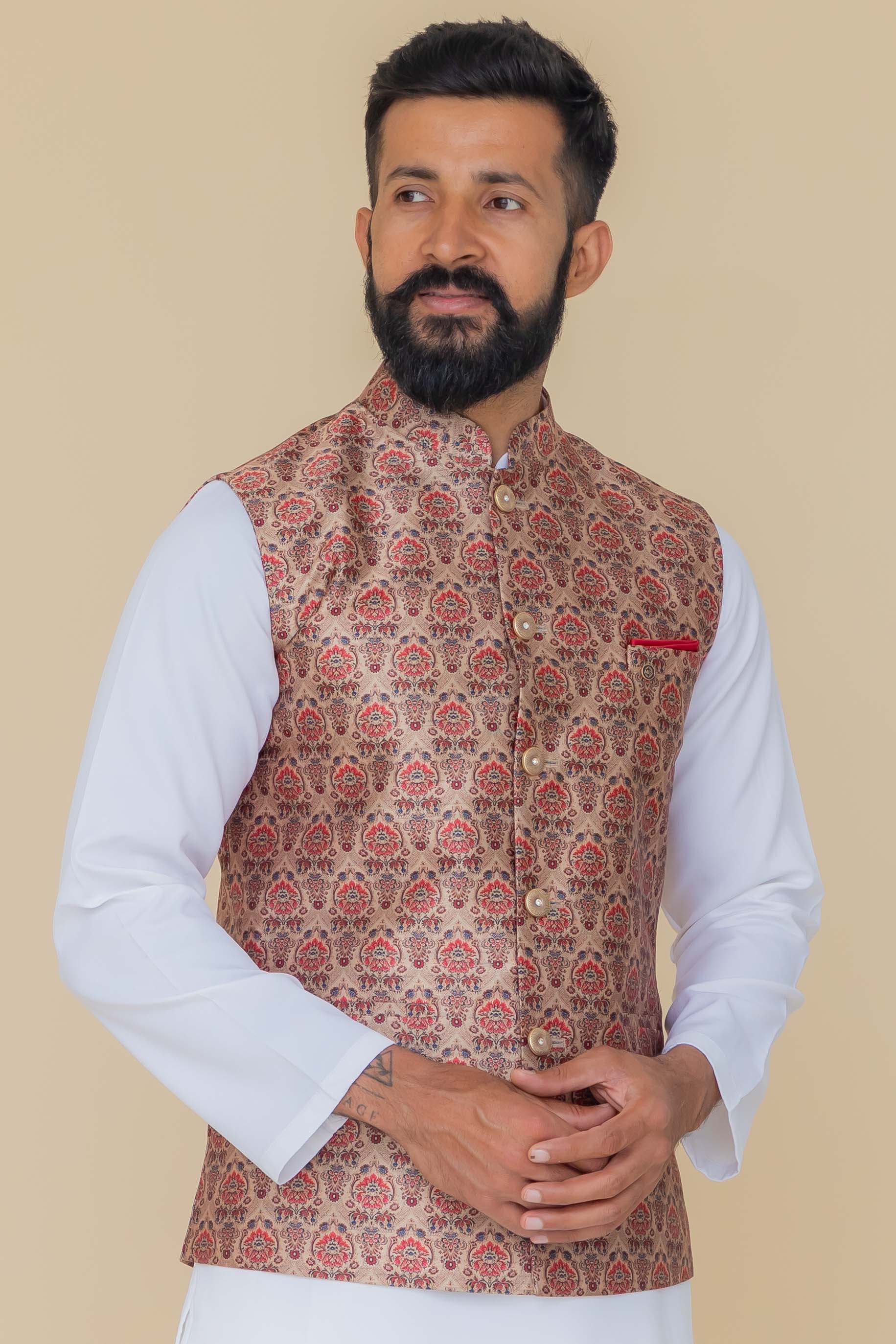 MLS PRINT JAWAHAR JACKET