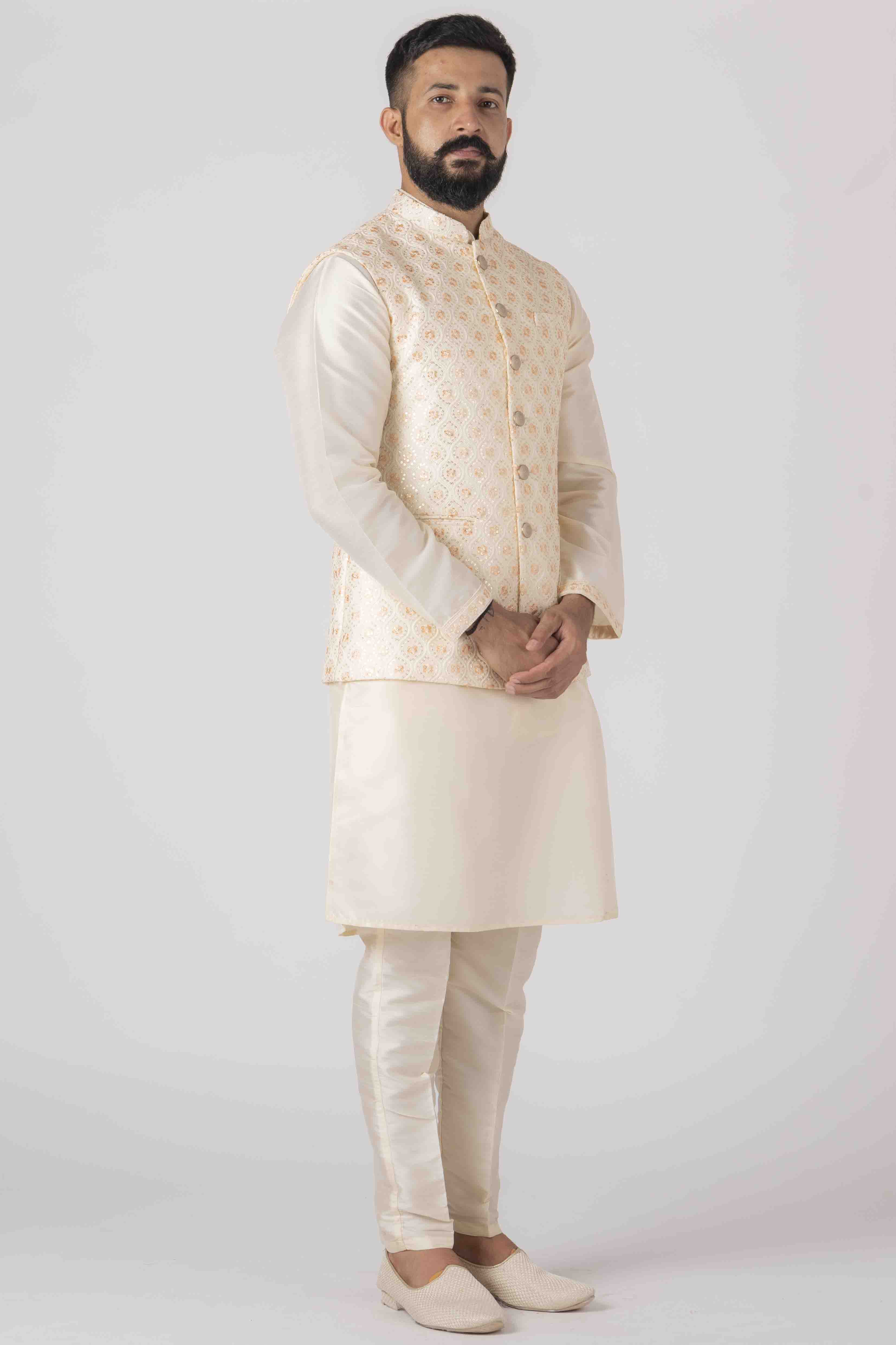 MLS KURTA JAWAHAR SET