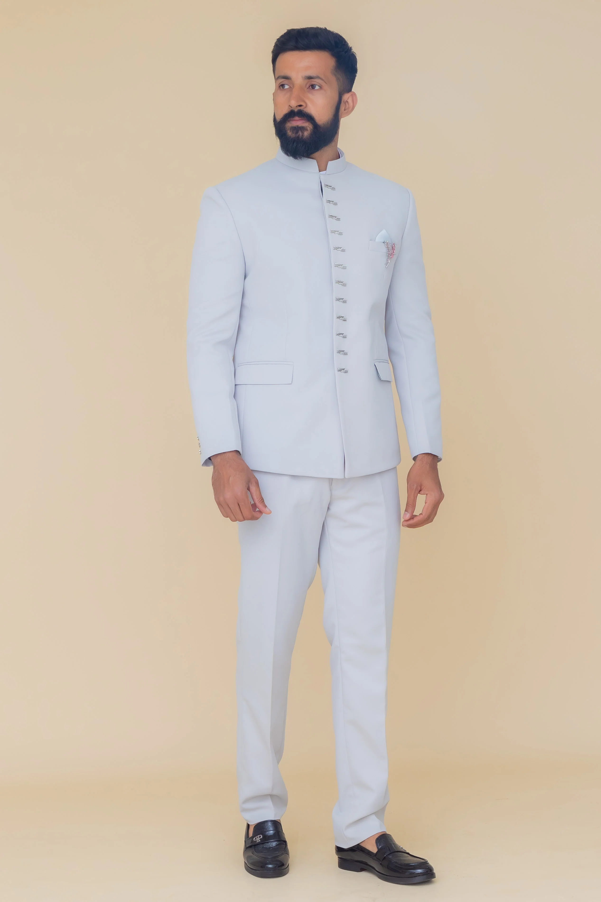 MLS PLAIN JODHPURI SUIT 2PCS