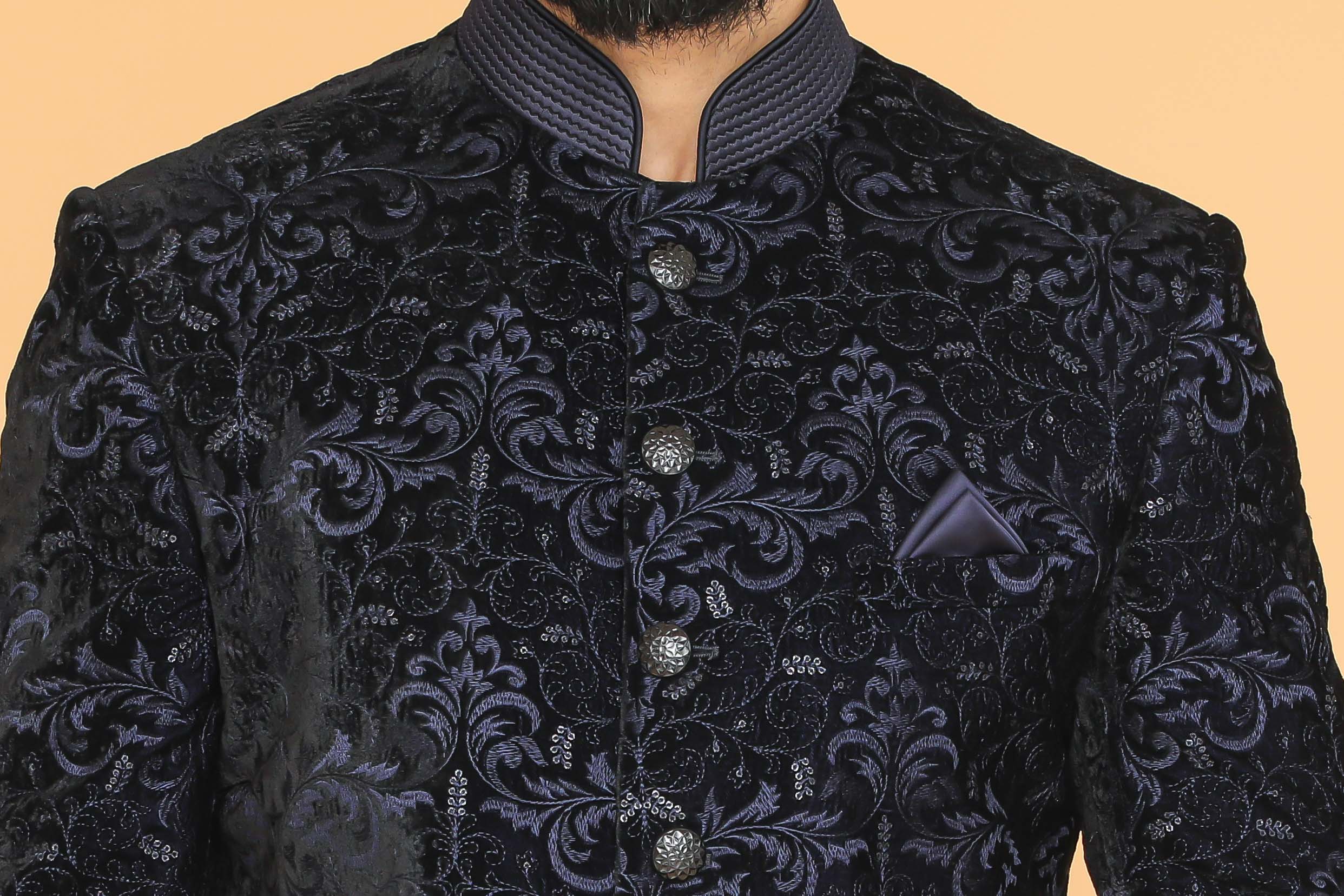 MLS VELVET INDO WESTERN 2 PCS