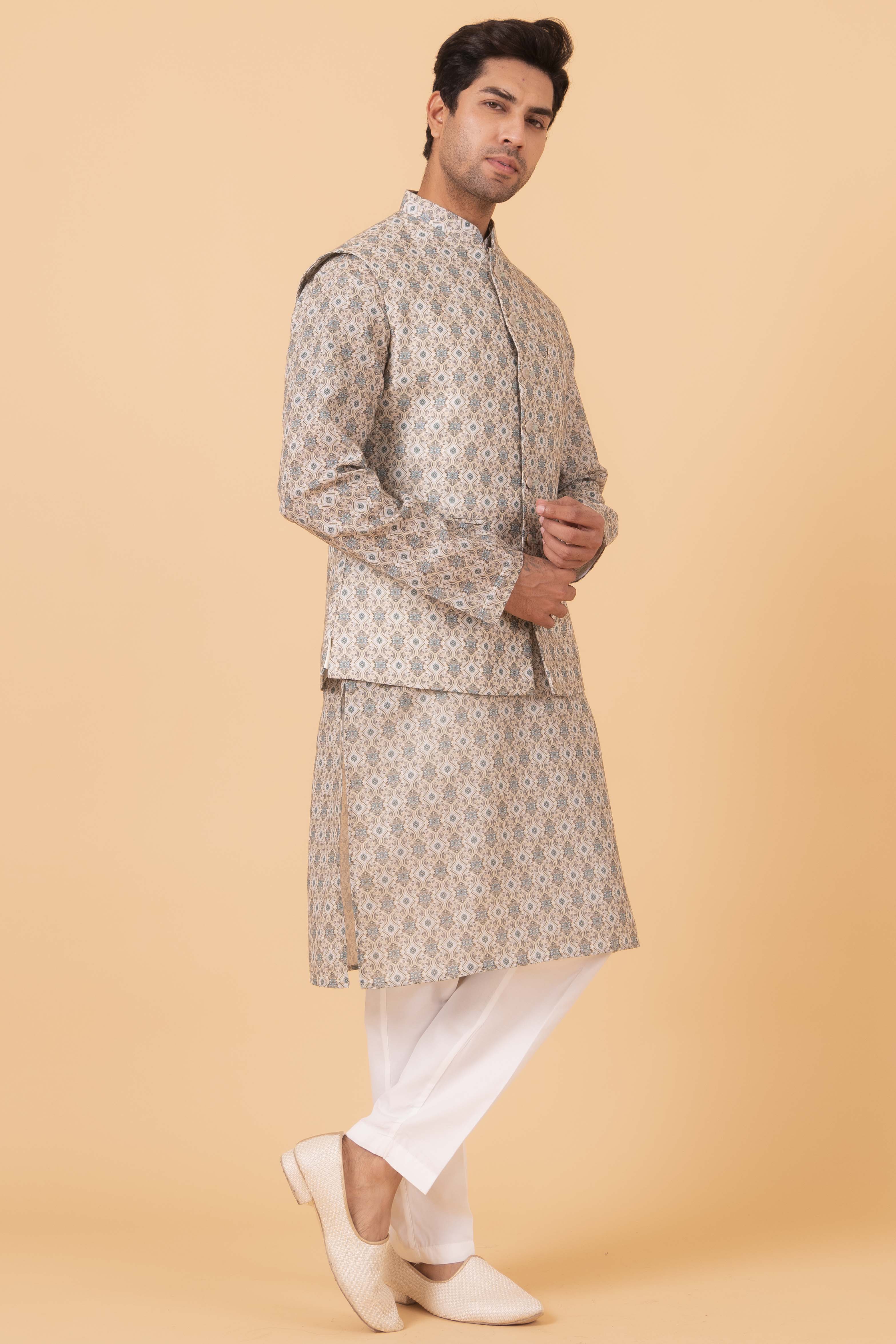 MLS KURTA JAWAHAR SET