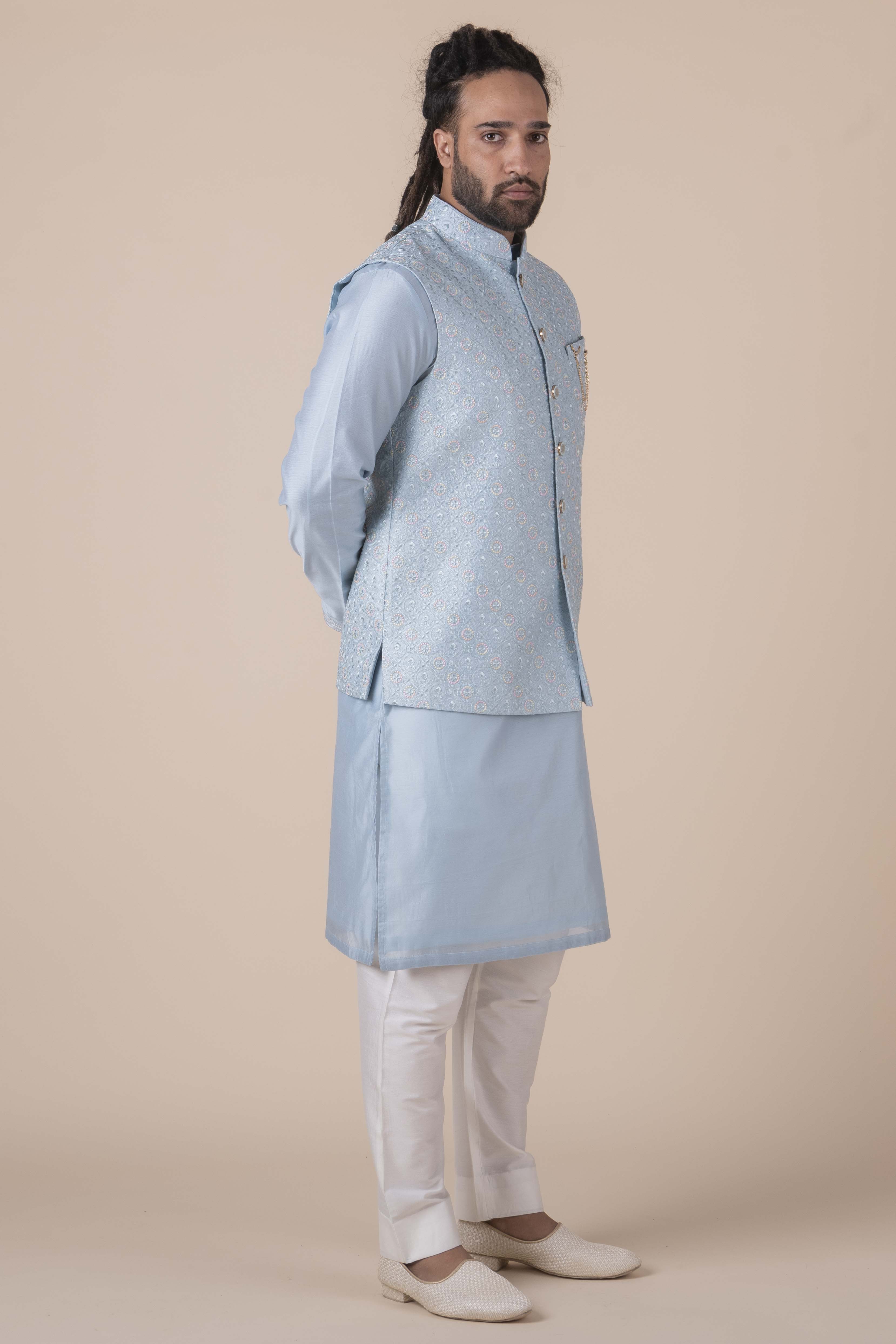 MLS KURTA JAWAHAR SET