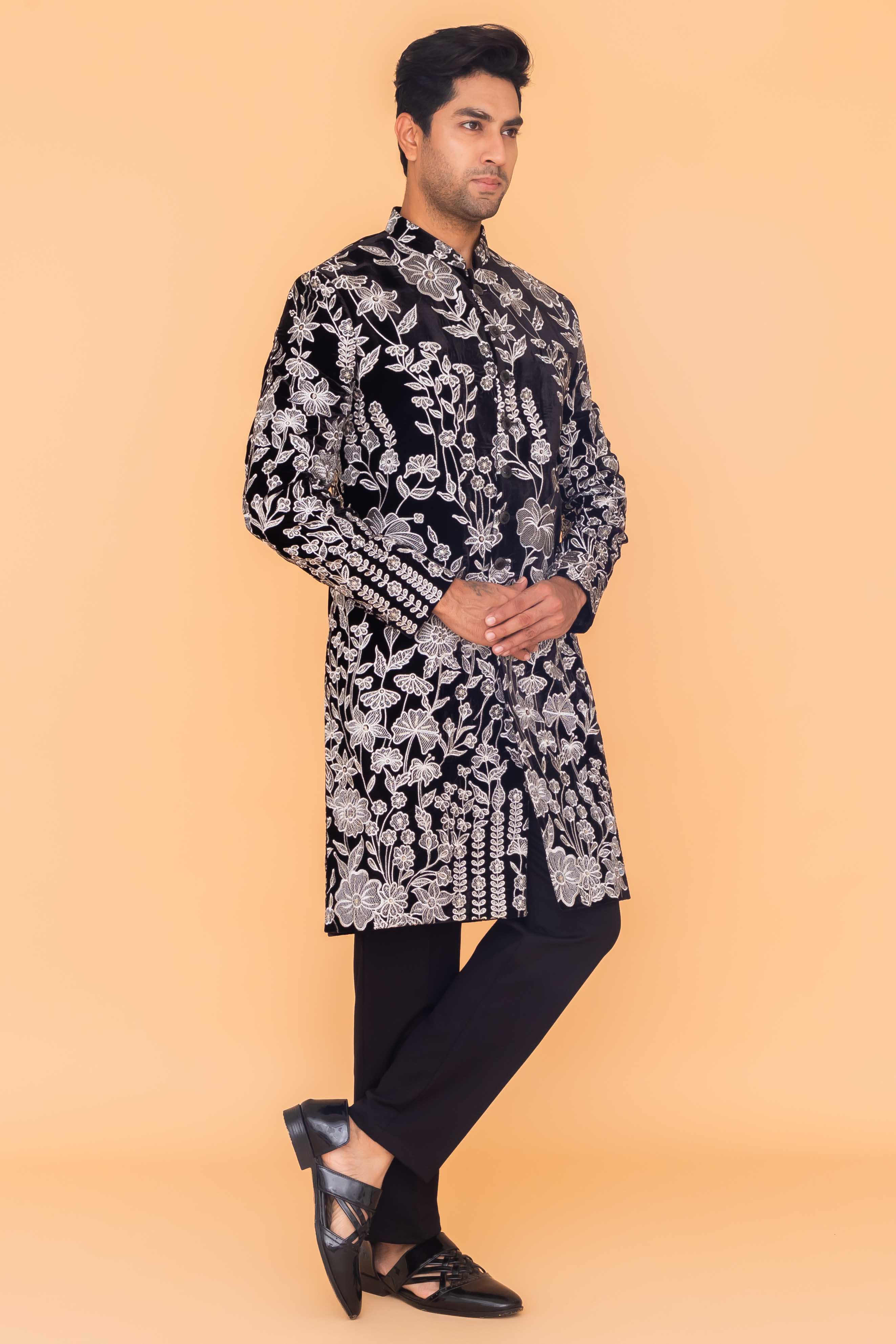 MLS VELVET INDO WESTERN 1PCS