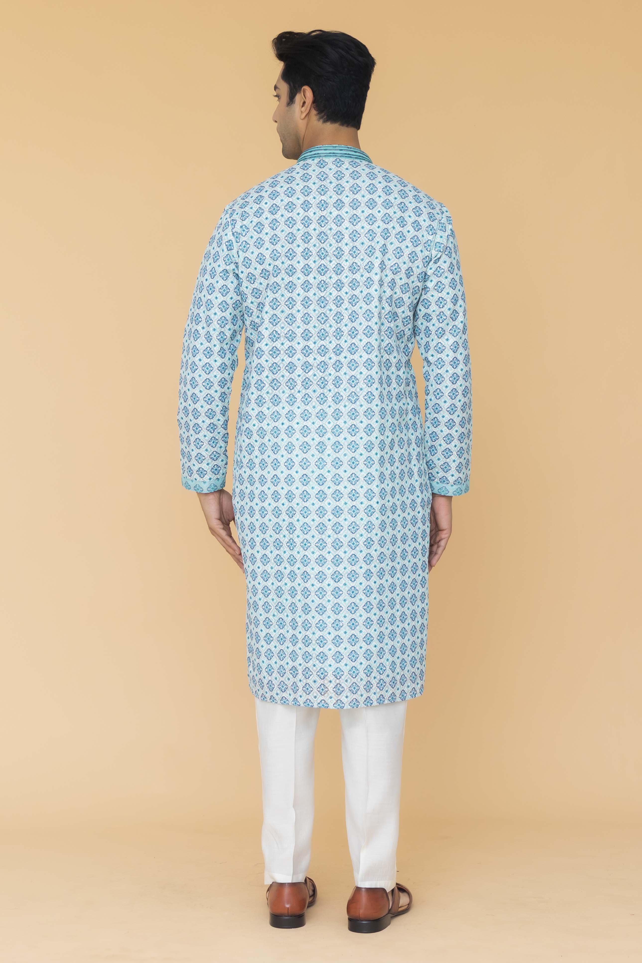 MLS PRINTED KURTA PAJAMA