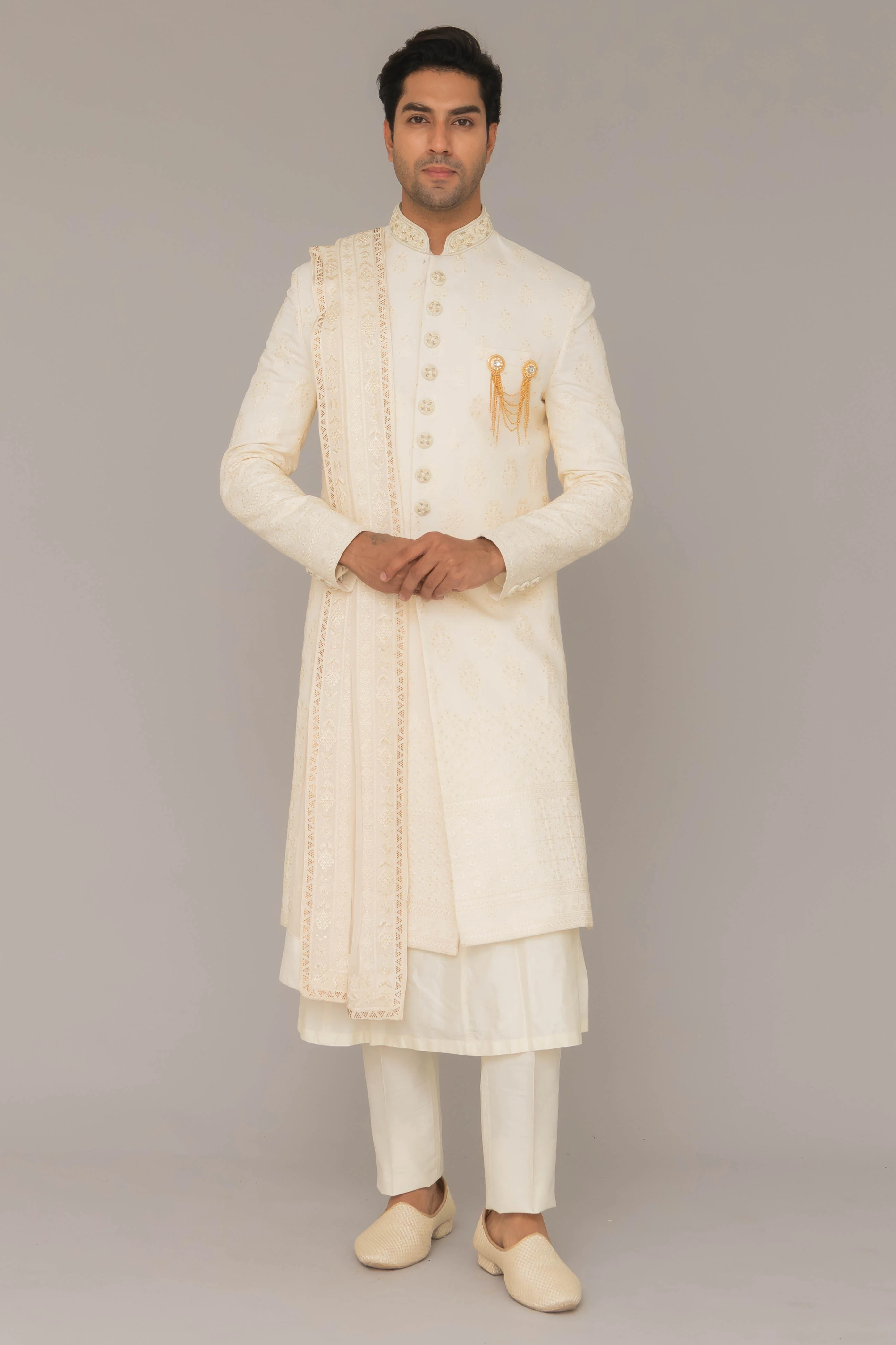 MLS SHERWANI 4PCS