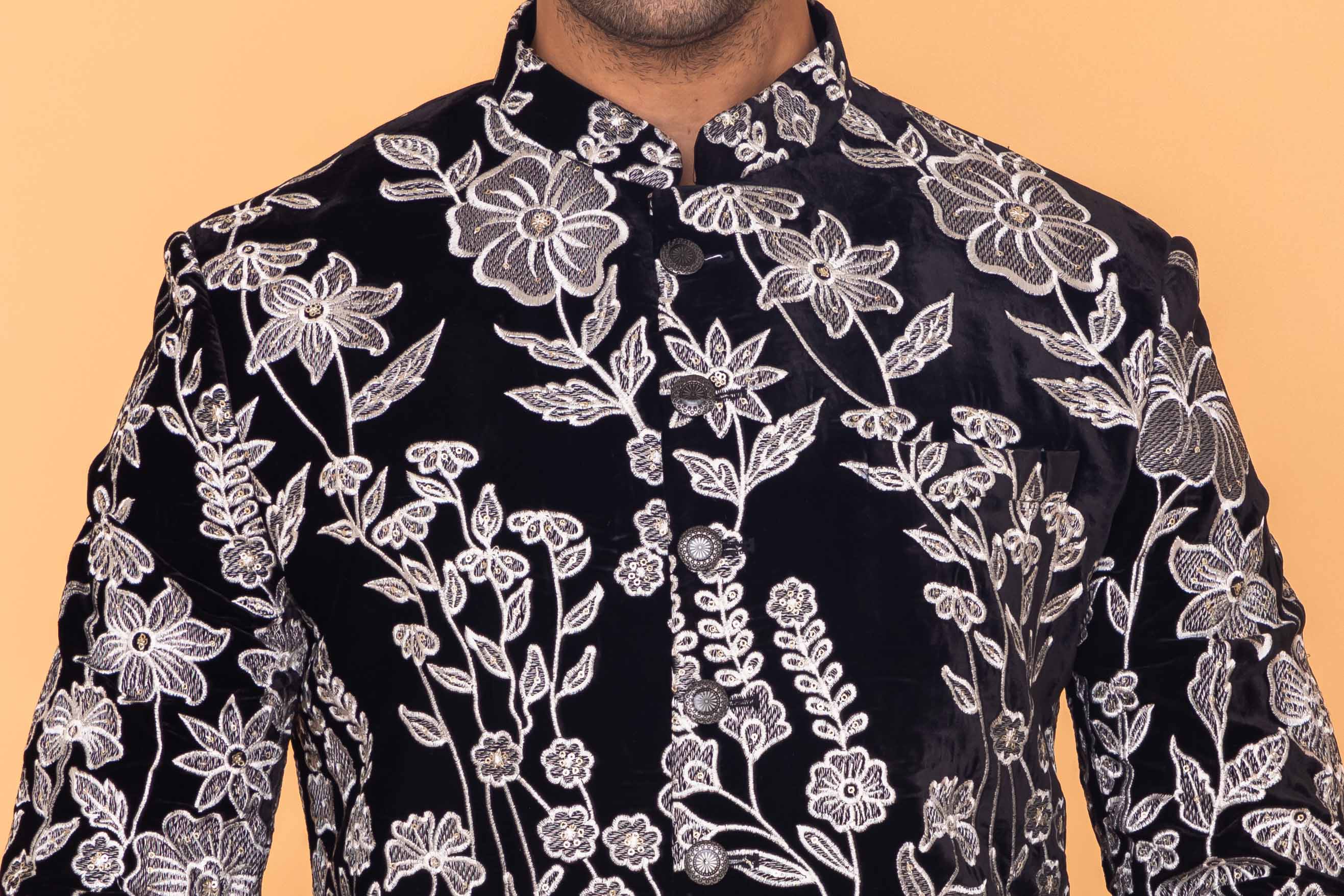 MLS VELVET INDO WESTERN 1PCS