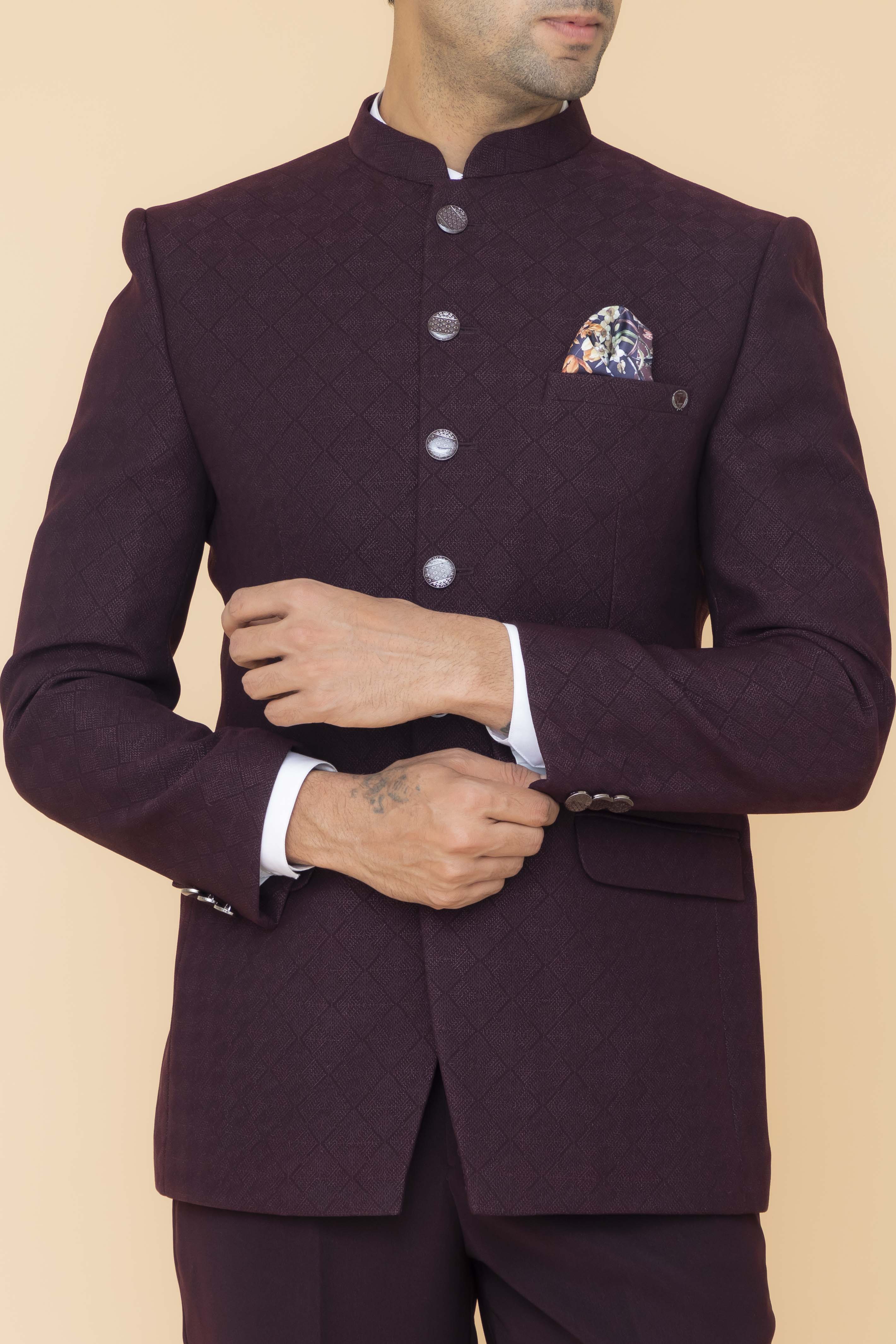 MLS PRINTED JODHPURI SUIT