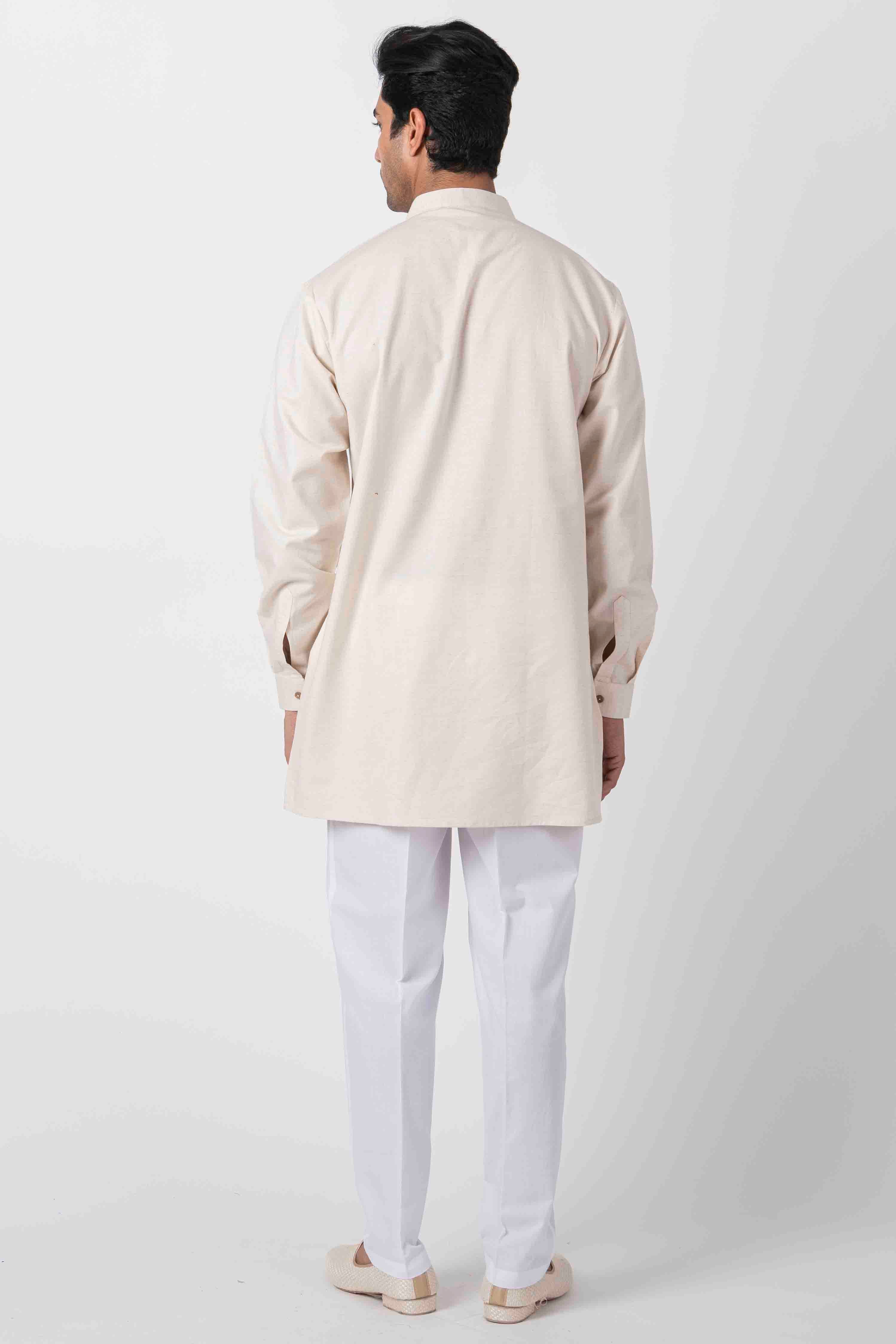 MLS COTTON KURTA ( MID LENGTH)