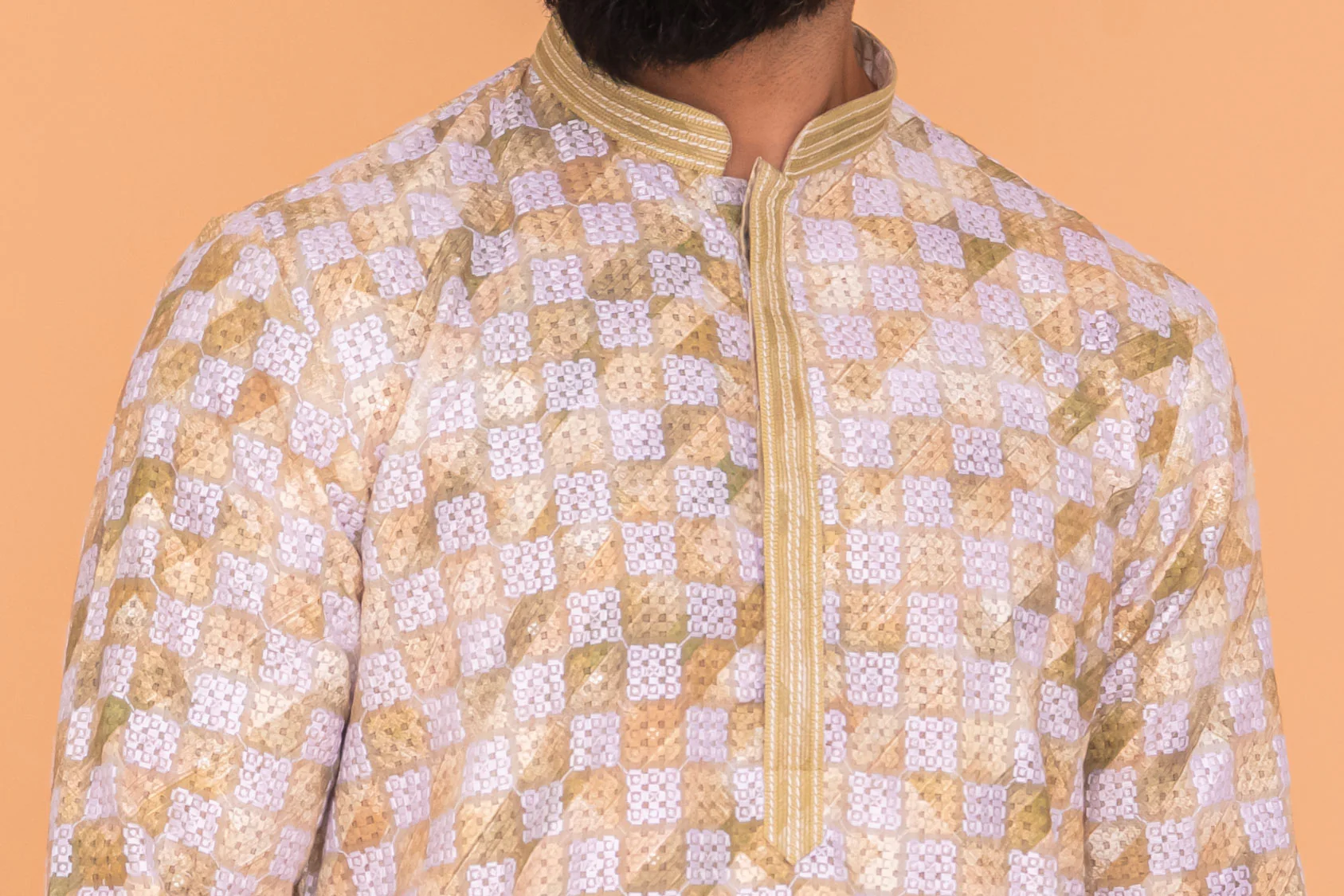 MLS CHIKANKARI KURTA PAJAMA