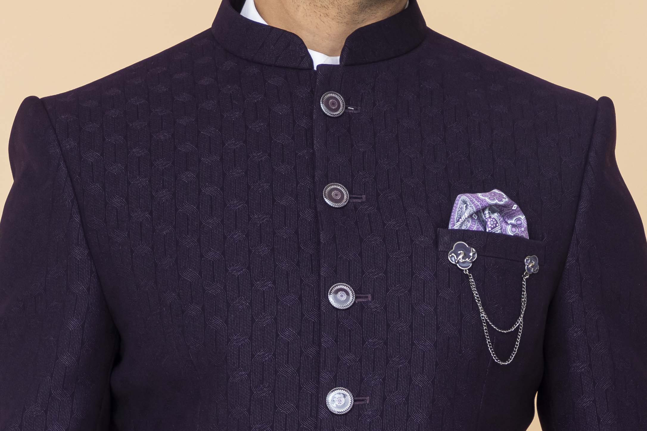 MLS PRINTED JODHPURI SUIT