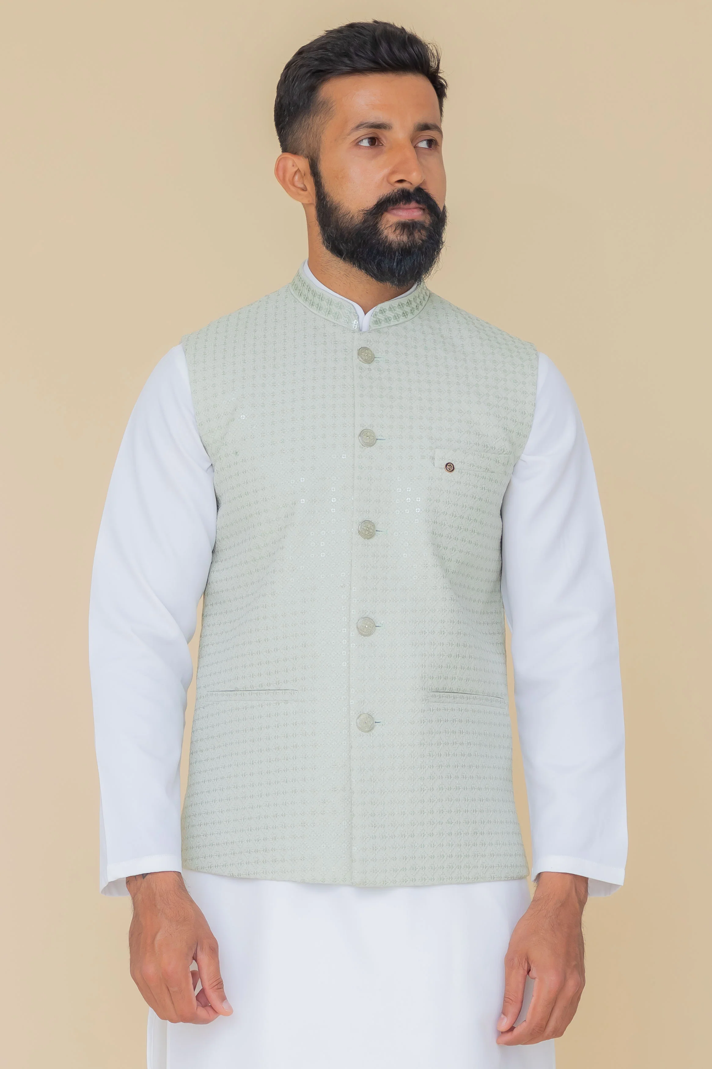 MLS EMBROIDERED JAWAHAR JACKET