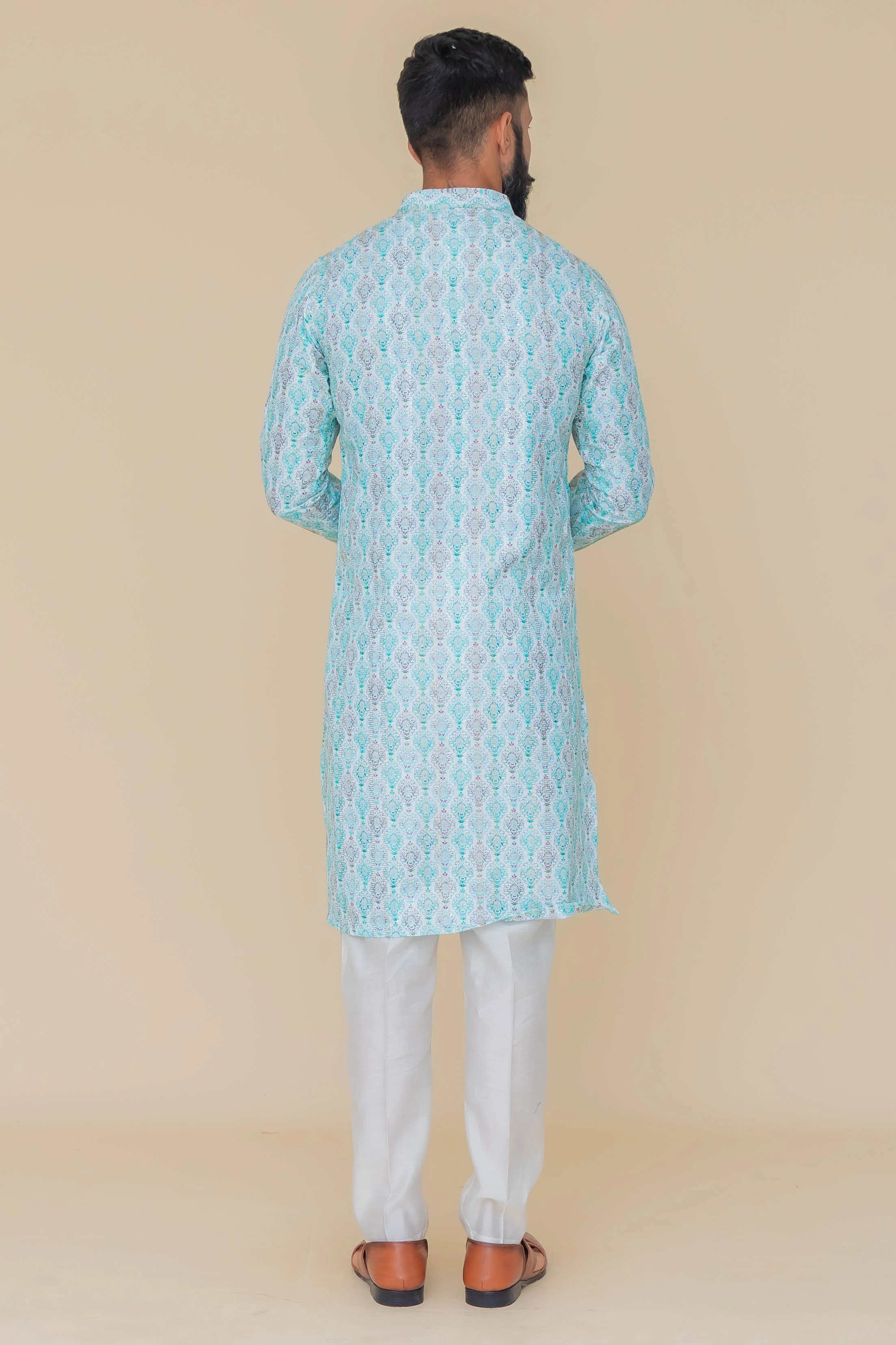 MLS PRINTED KURTA PAJAMA