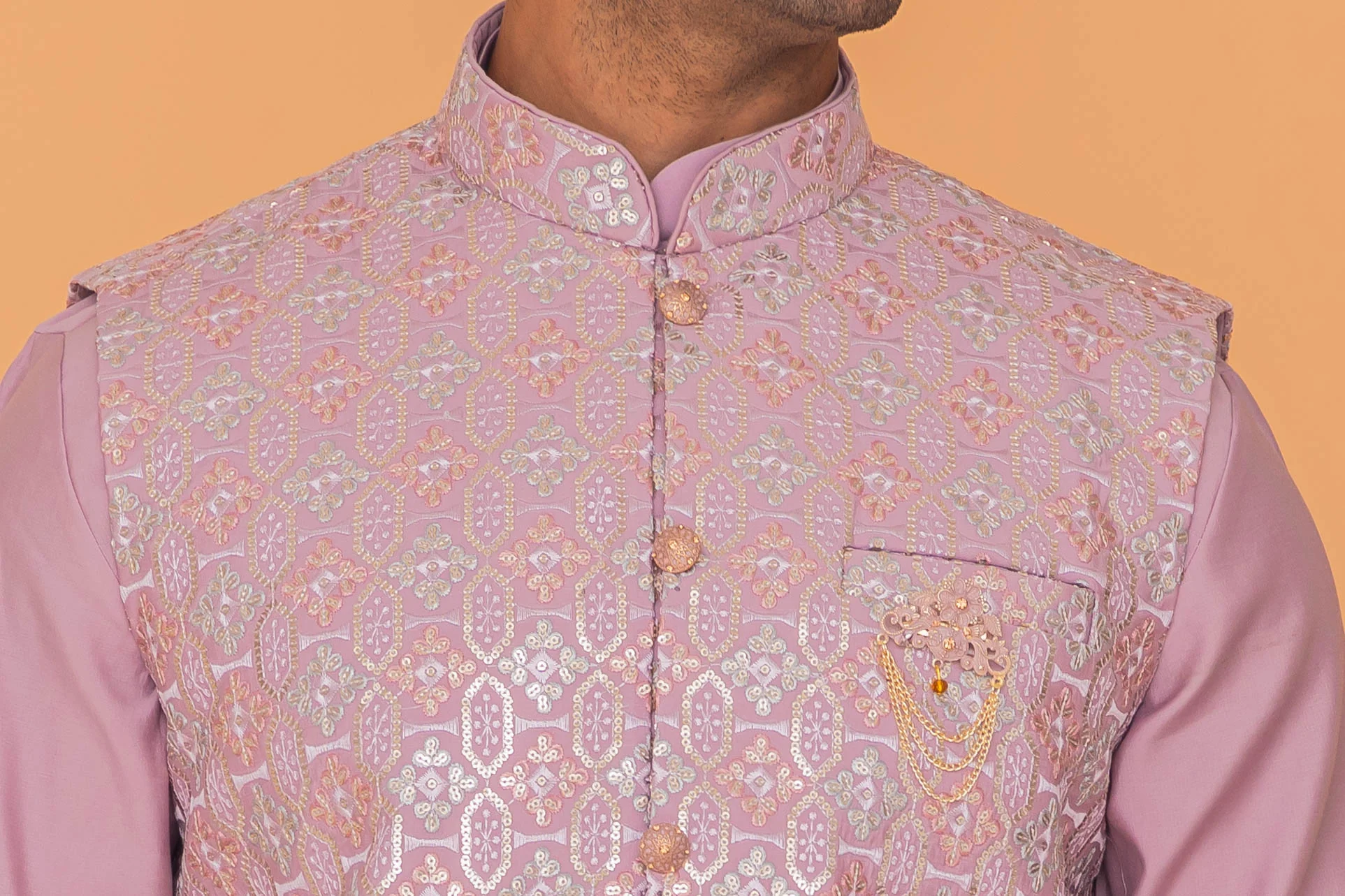MLS KURTA JAWAHAR SET