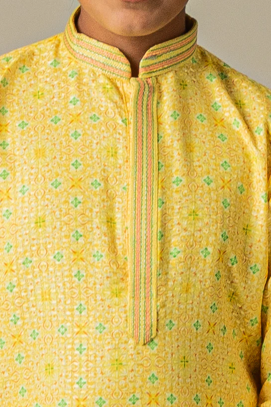 MLS KIDS PRINTED KURTA PAJAMA