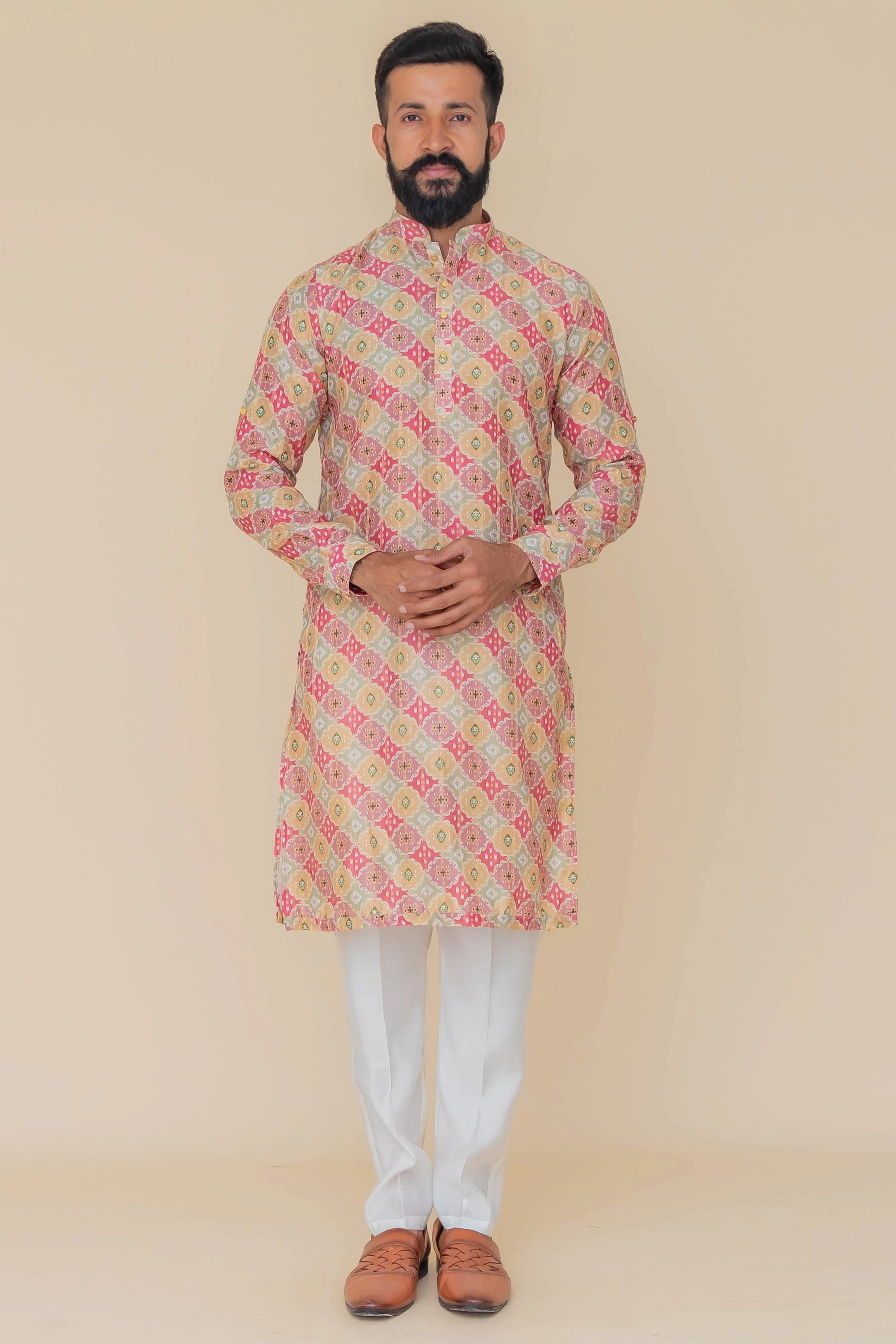 MLS PRINTED KURTA PAJAMA