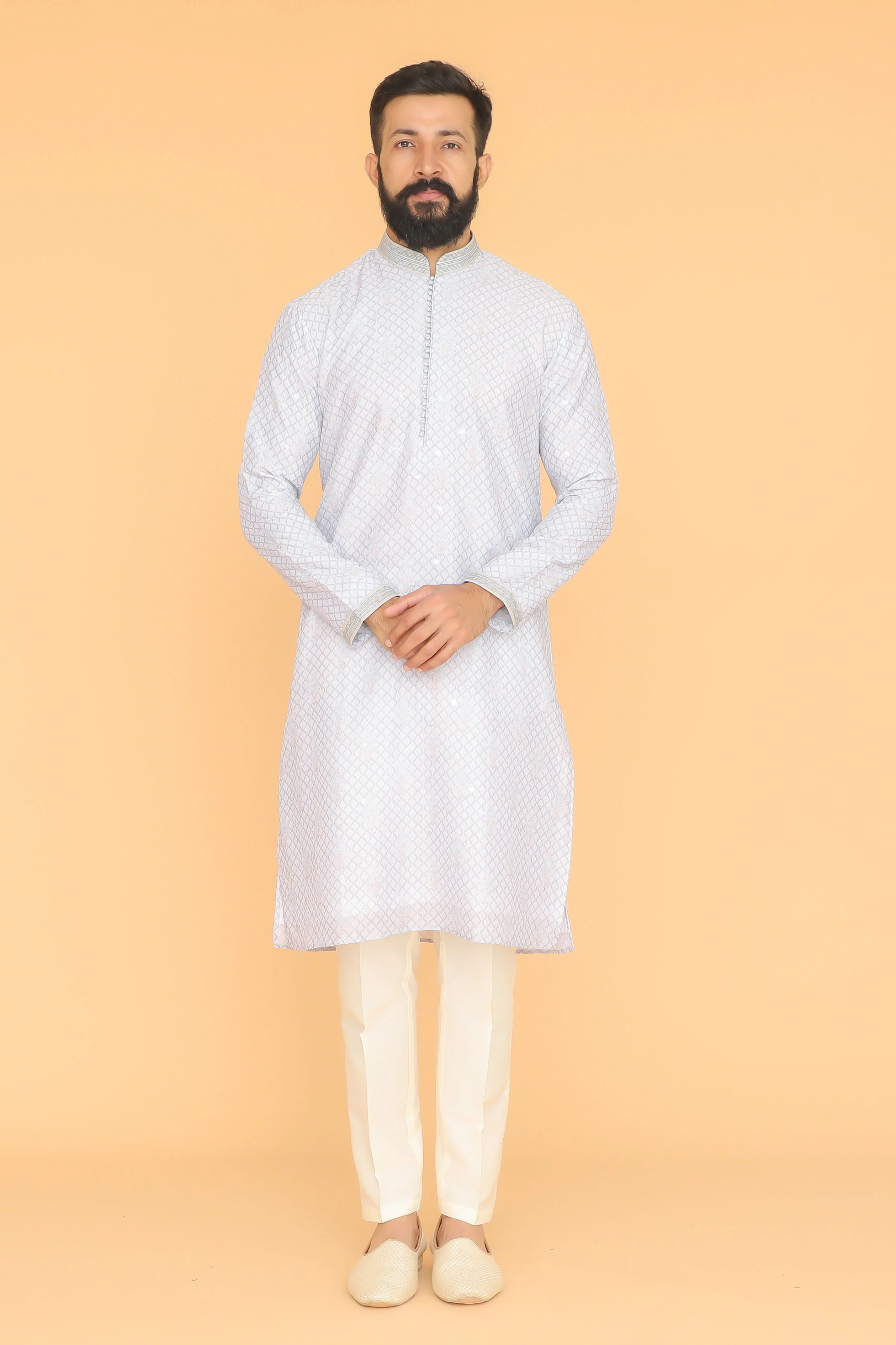 MLS SILK KURTA PAJAMA
