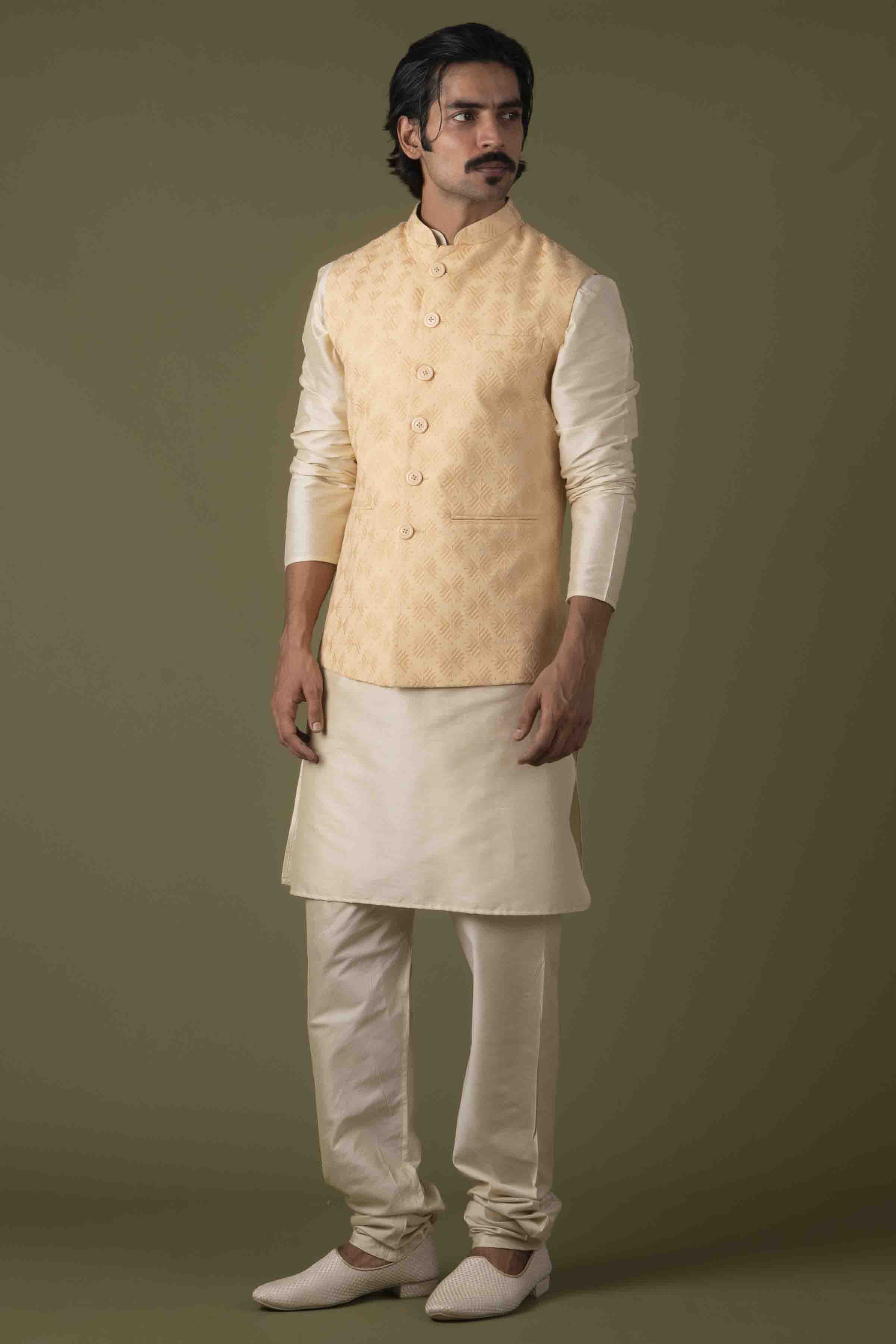 MLS CHIKANKARI JAWAHAR JACKET