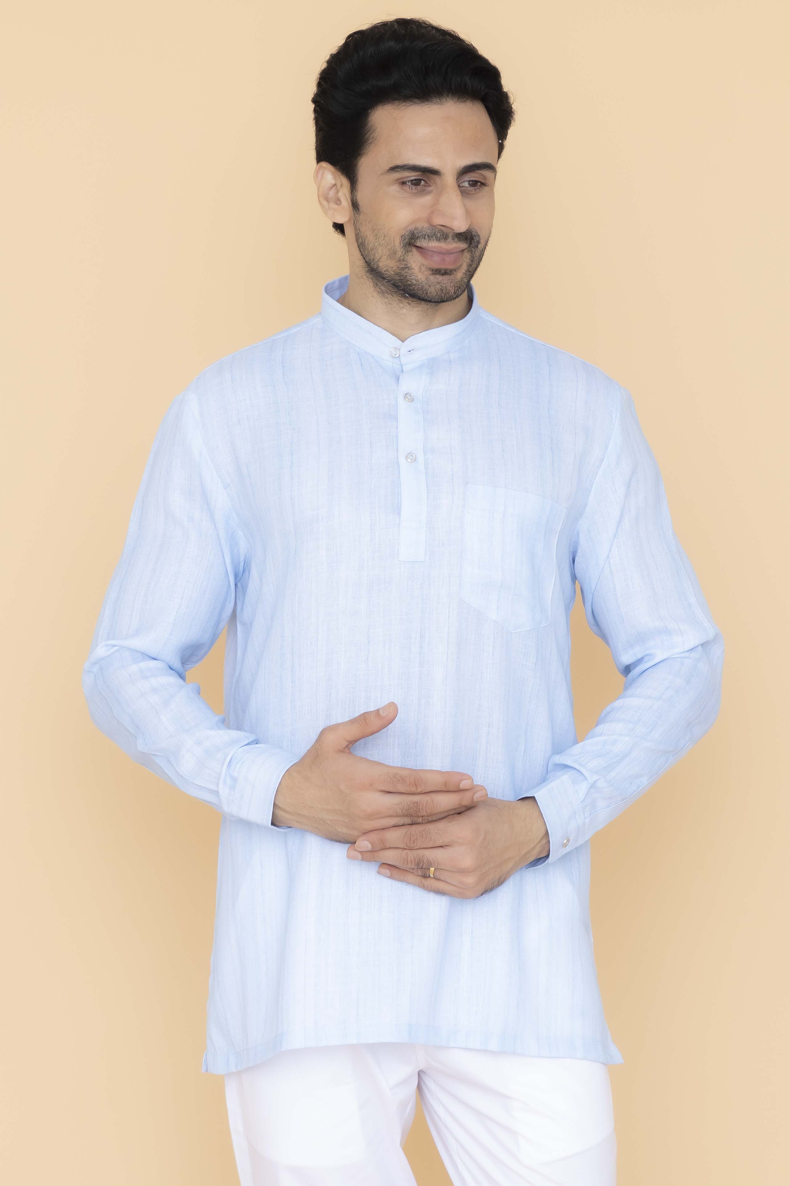 MLS SHORT KURTA FULL SLEEVES