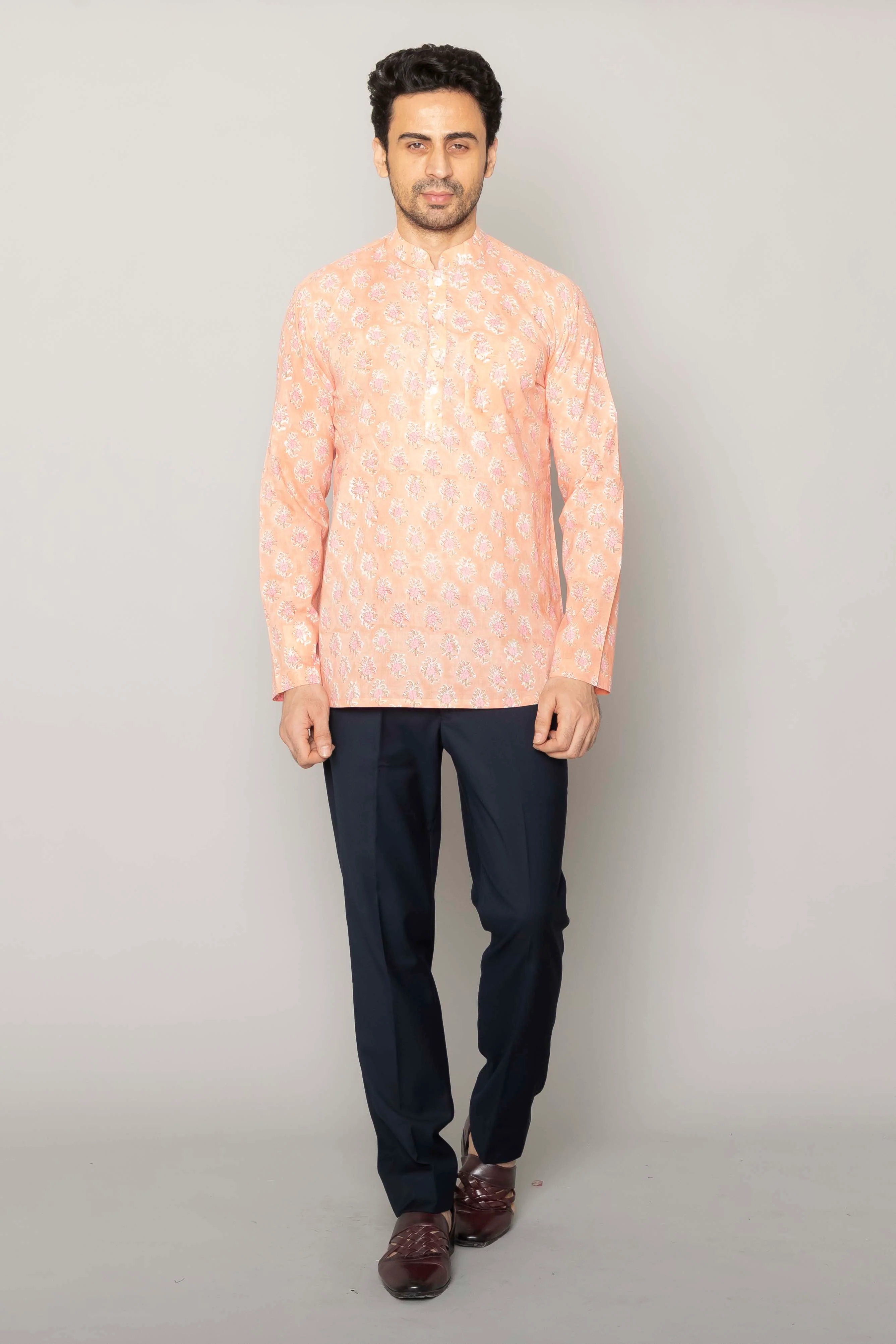 MLS SHORT KURTA FULL SLEEVES