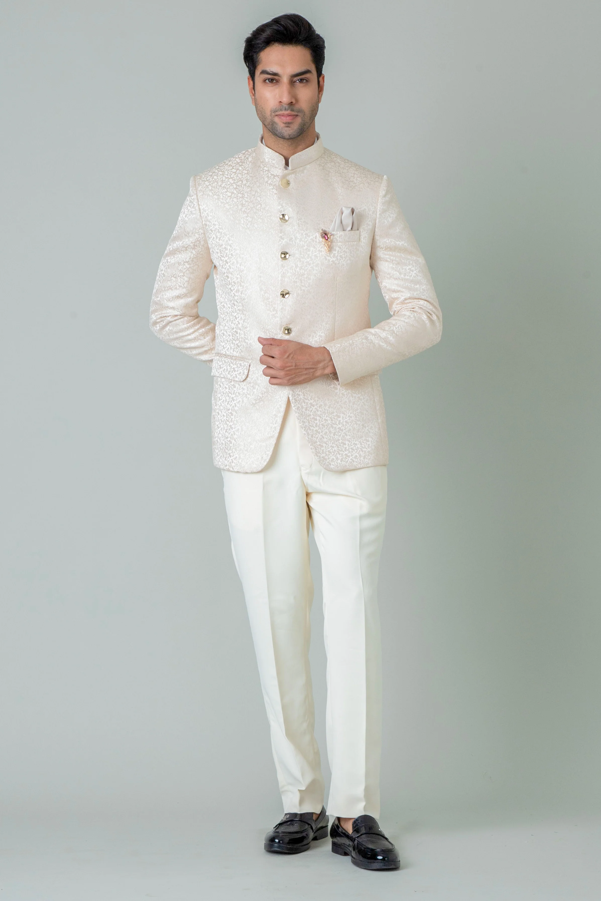 MLS PRINTED JODHPURI SUIT