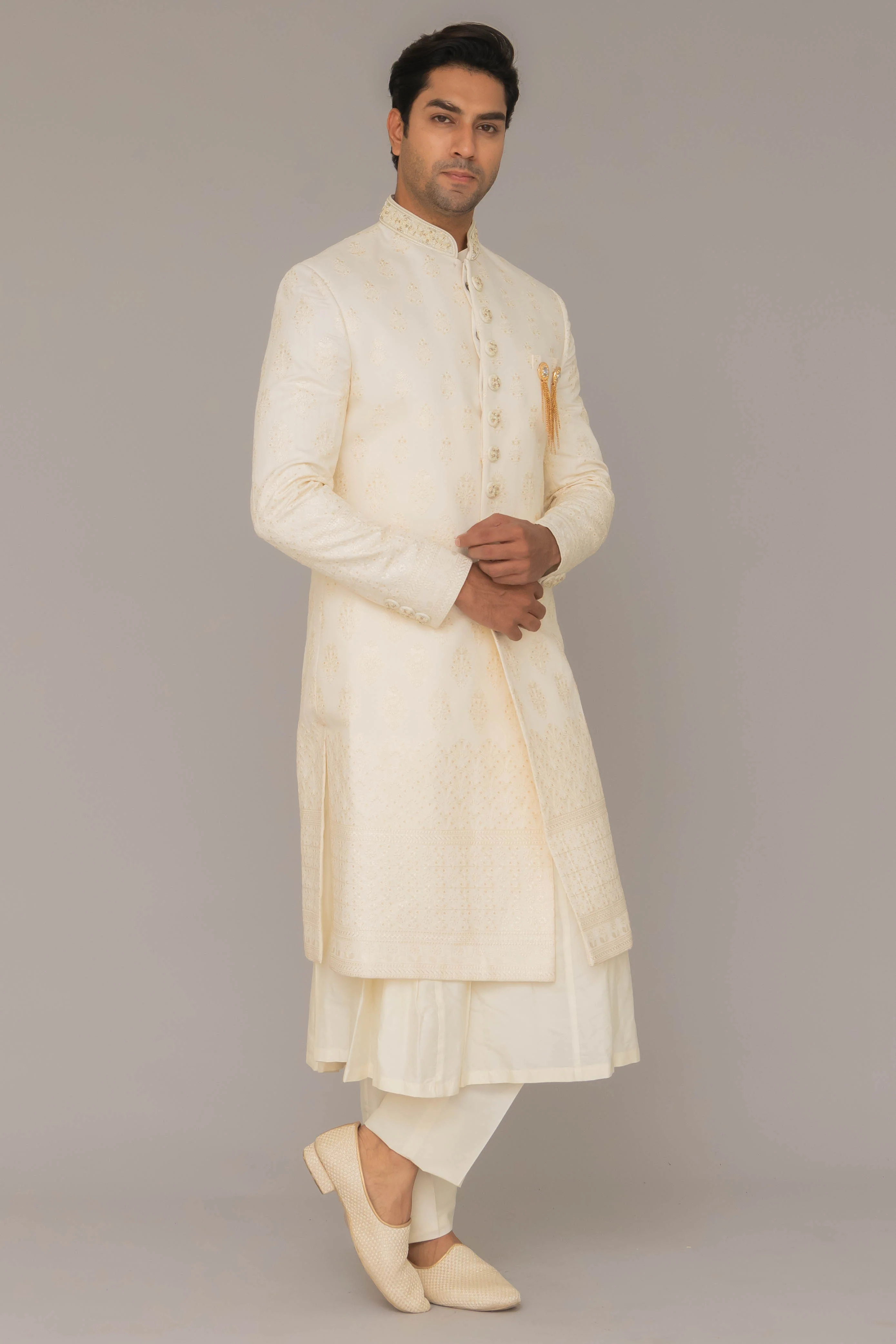 MLS SHERWANI 4PCS