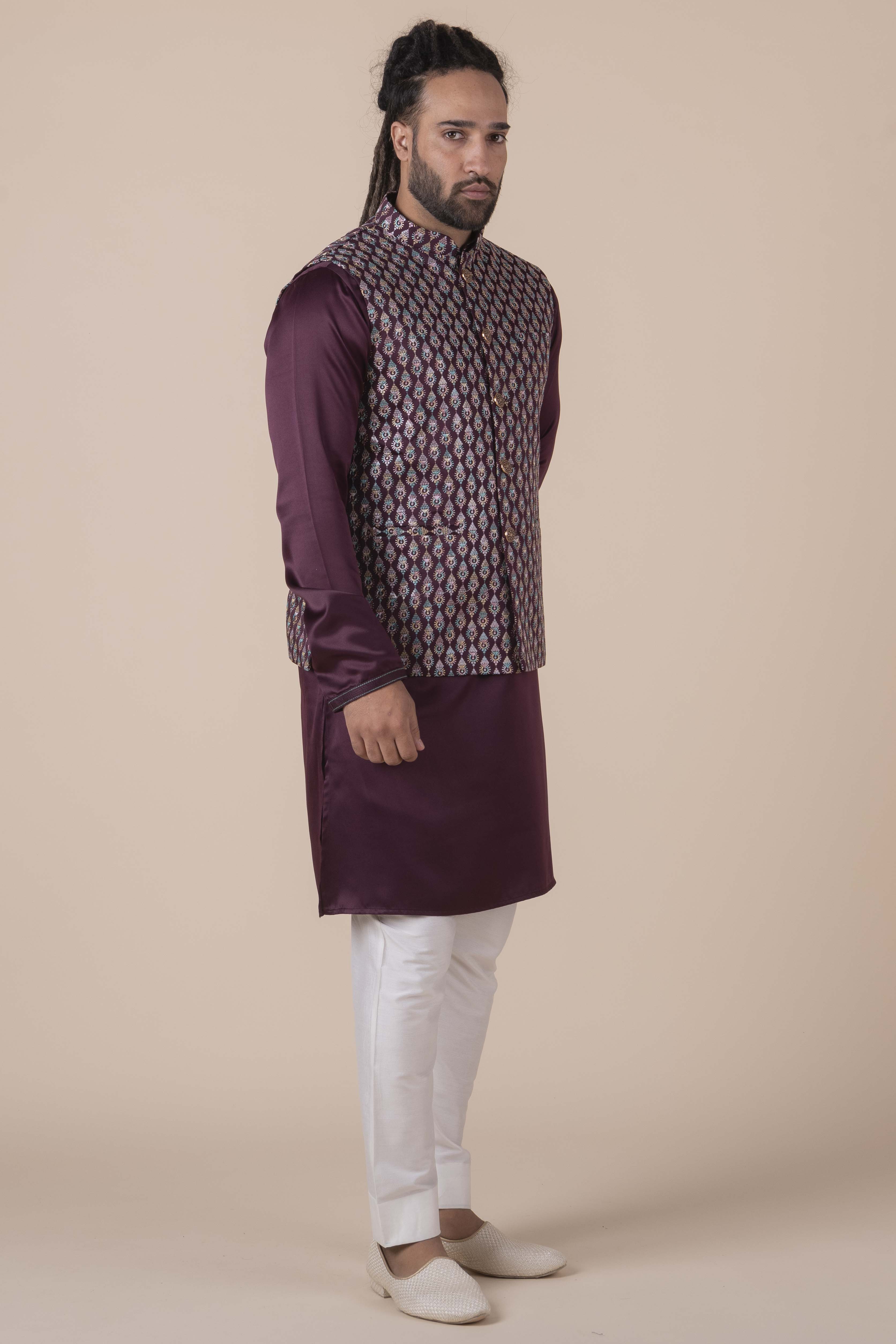 MLS KURTA JAWAHAR SET