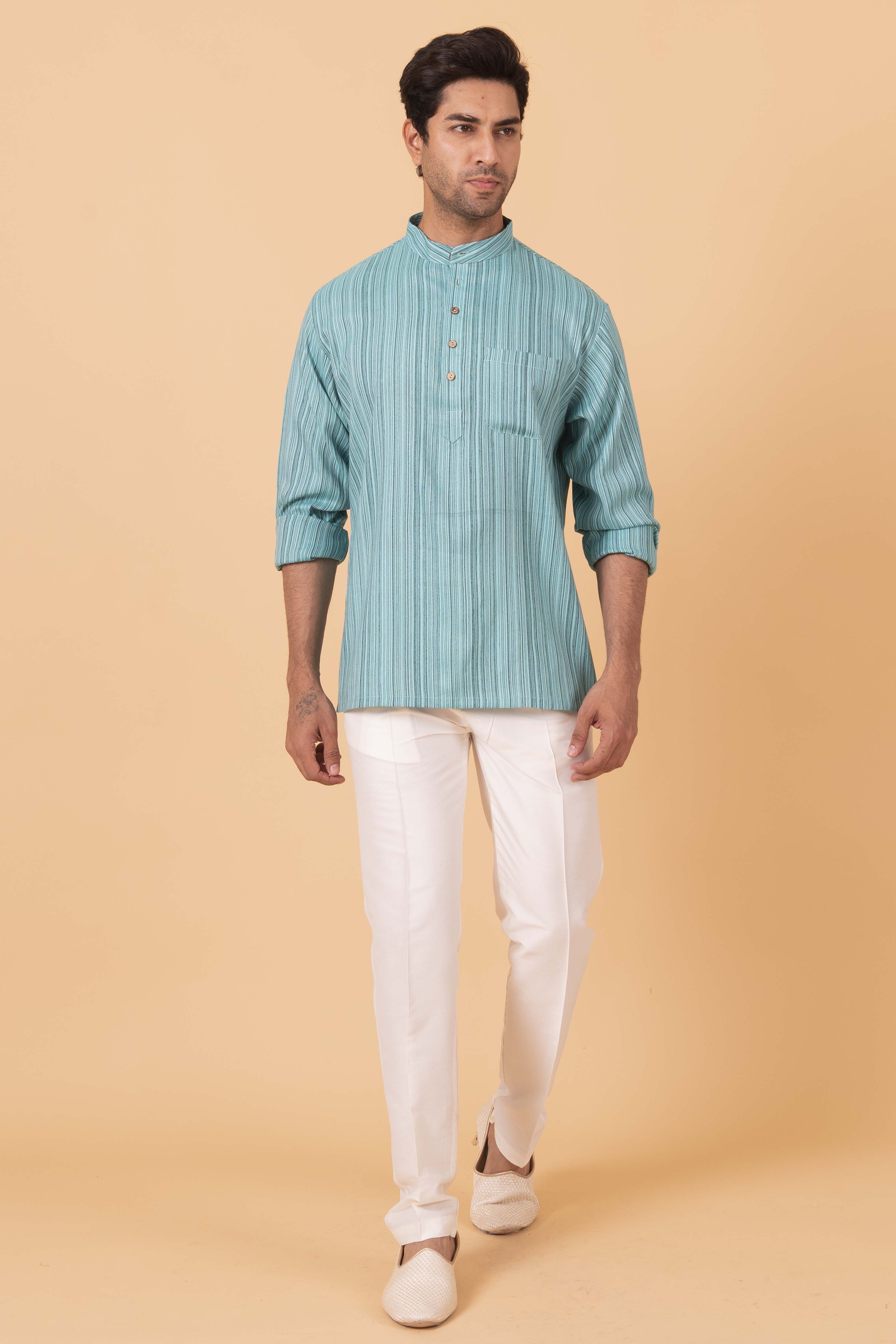 MLS SHORT KURTA FULL SLEEVES