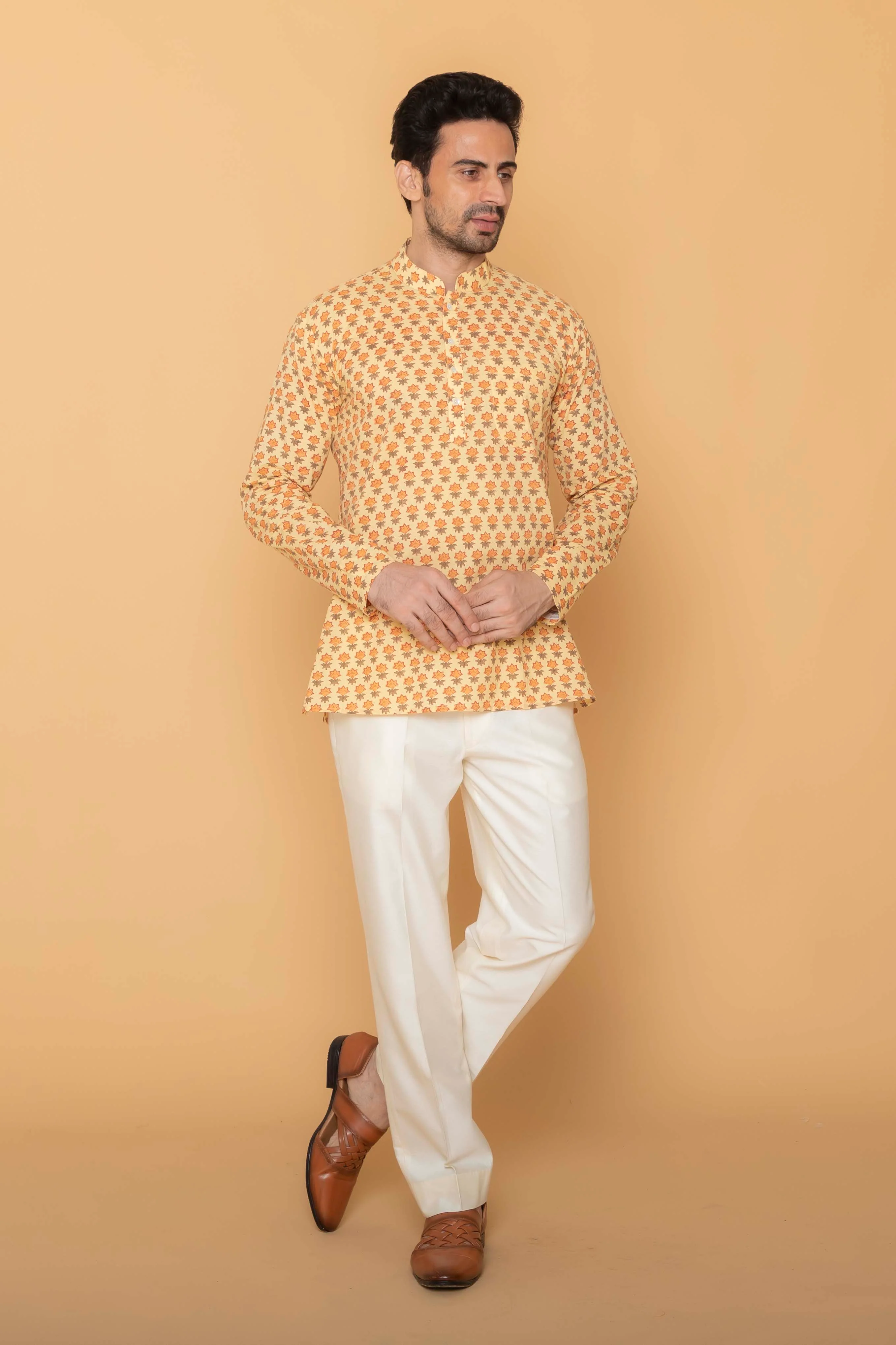 MLS SHORT KURTA FULL SLEEVES