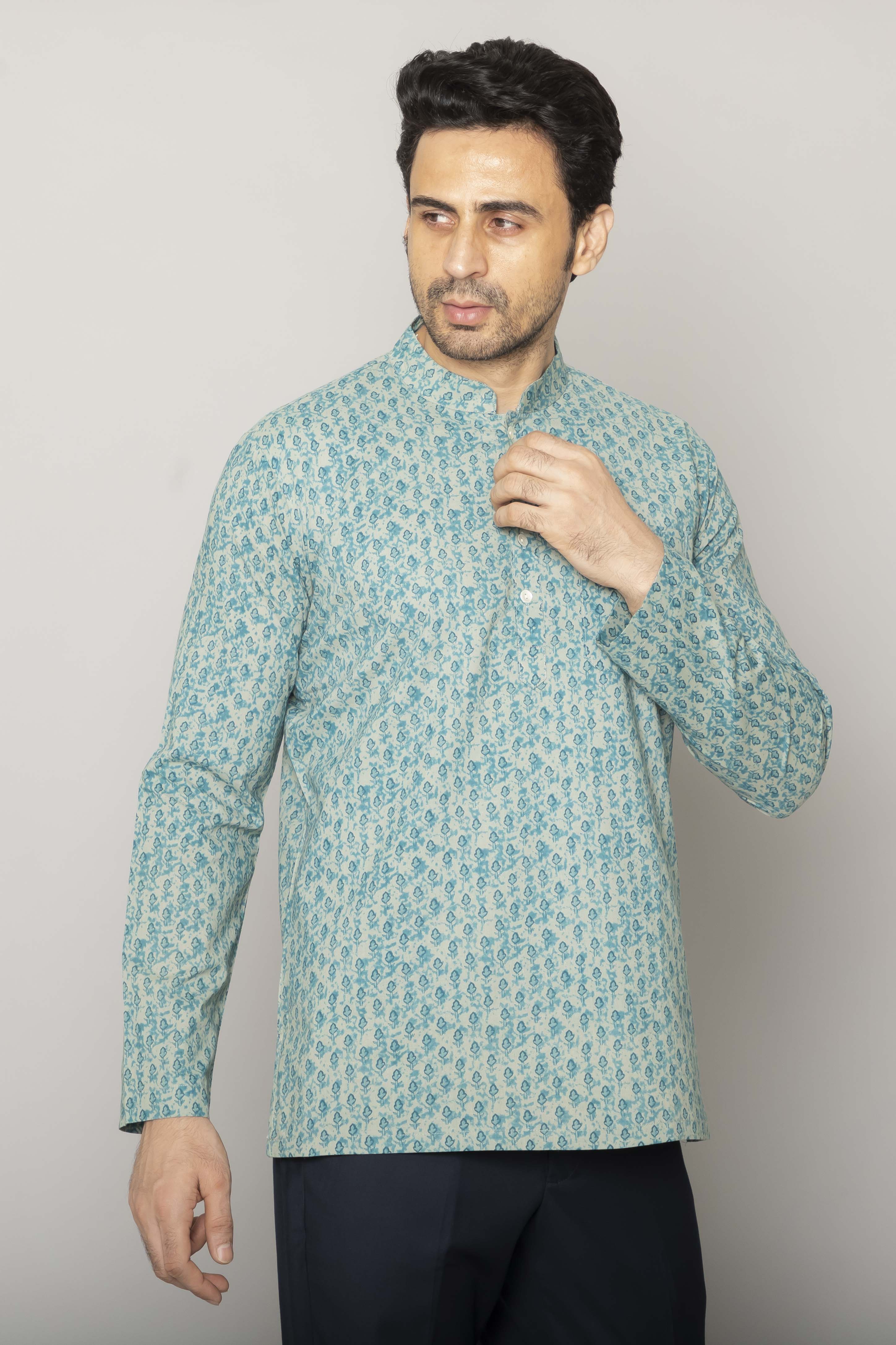 MLS SHORT KURTA FULL SLEEVES