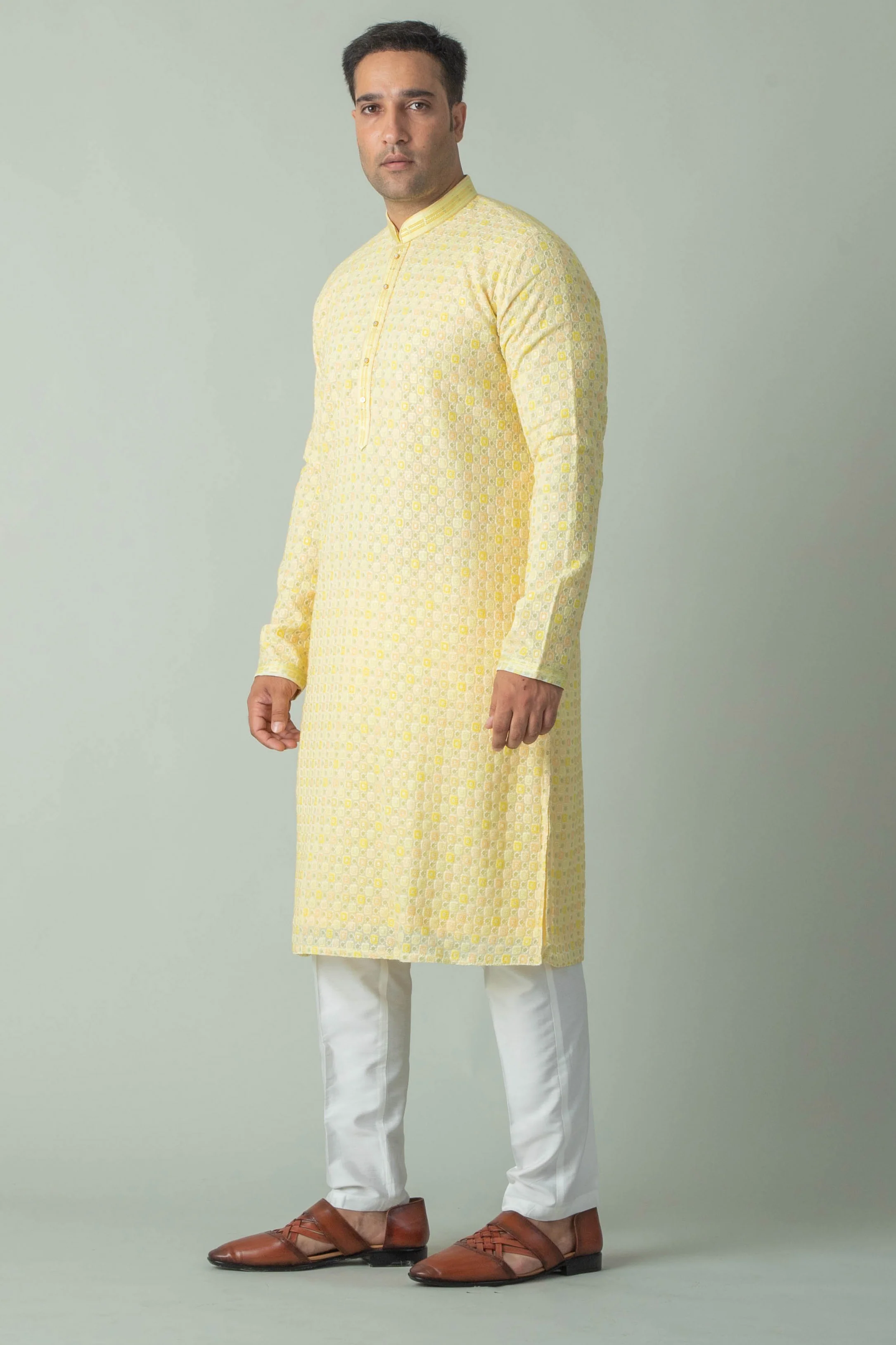 MLS PRINTED KURTA PAJAMA