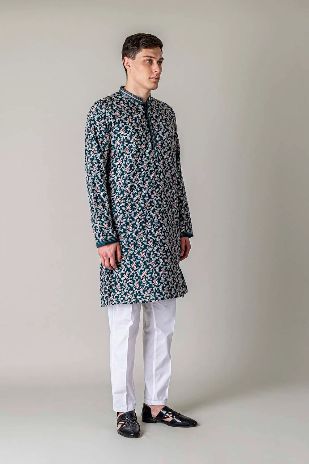 MLS PRINTED KURTA PAJAMA
