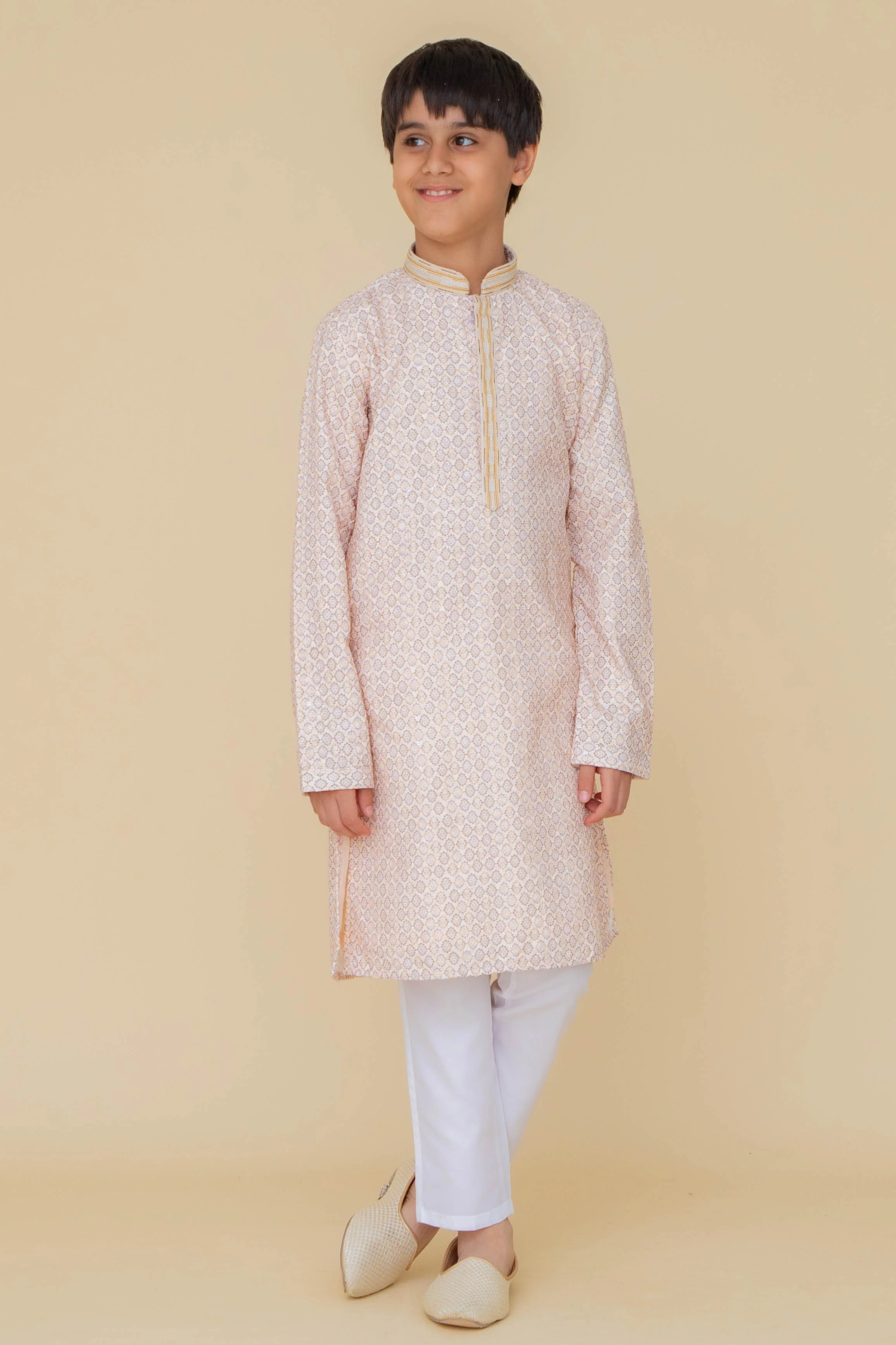 MLS PRINTED KIDS KURTA PAJAMA