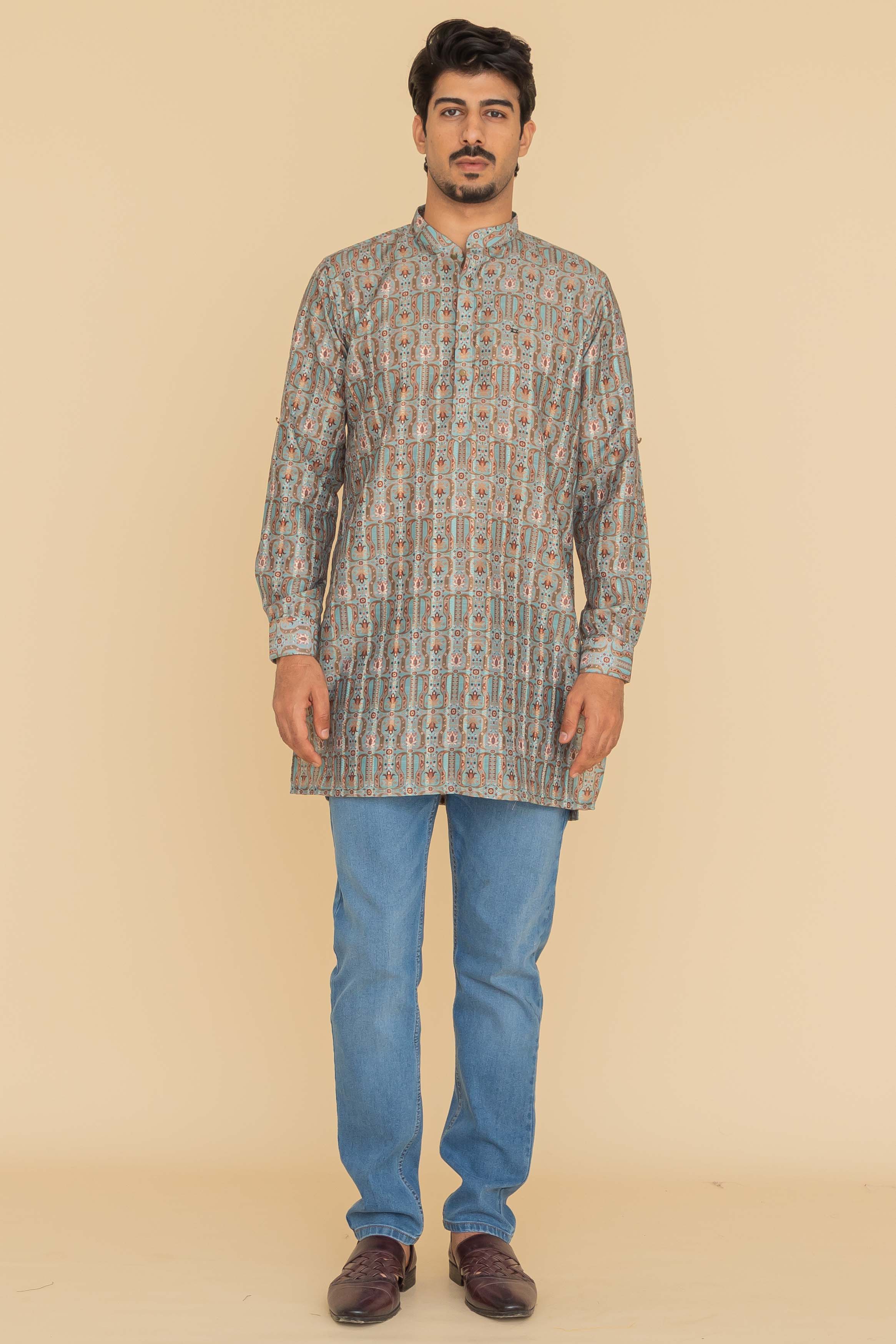 MLS MID LENGTH KURTA F/S