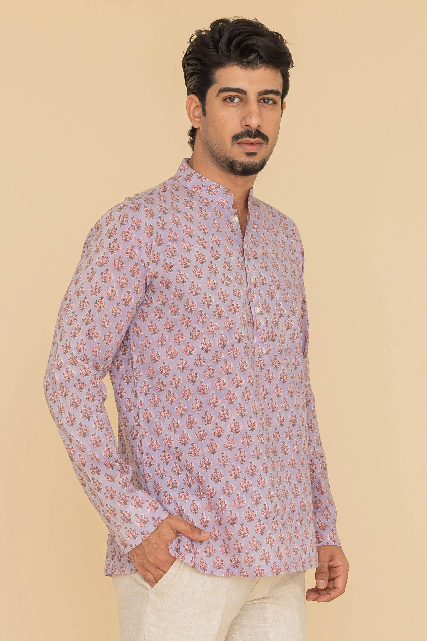 MLS SHORT KURTA FULL SLEEVES
