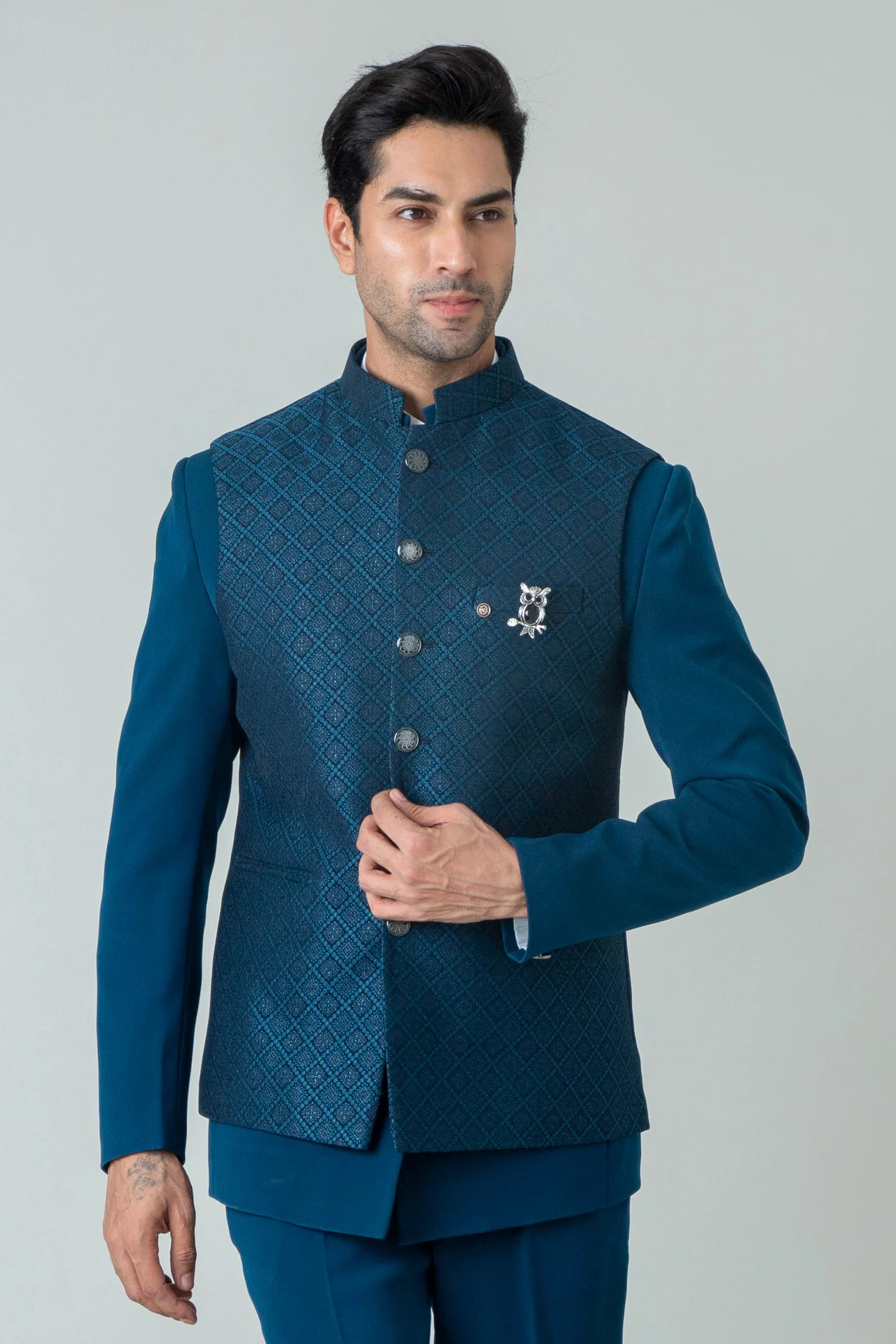 MLS  JODHPURI SUIT 3PCS