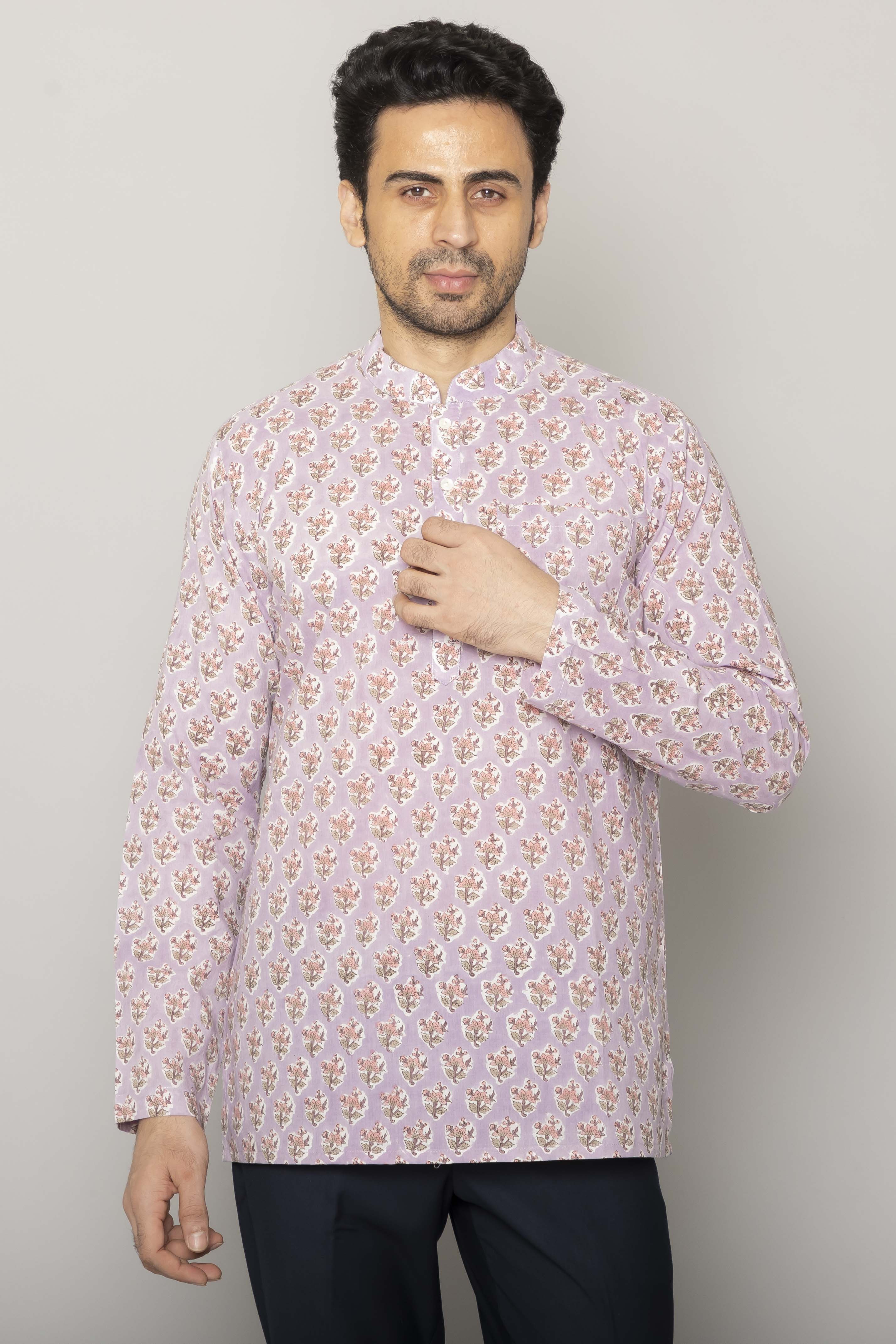 MLS SHORT KURTA FULL SLEEVES