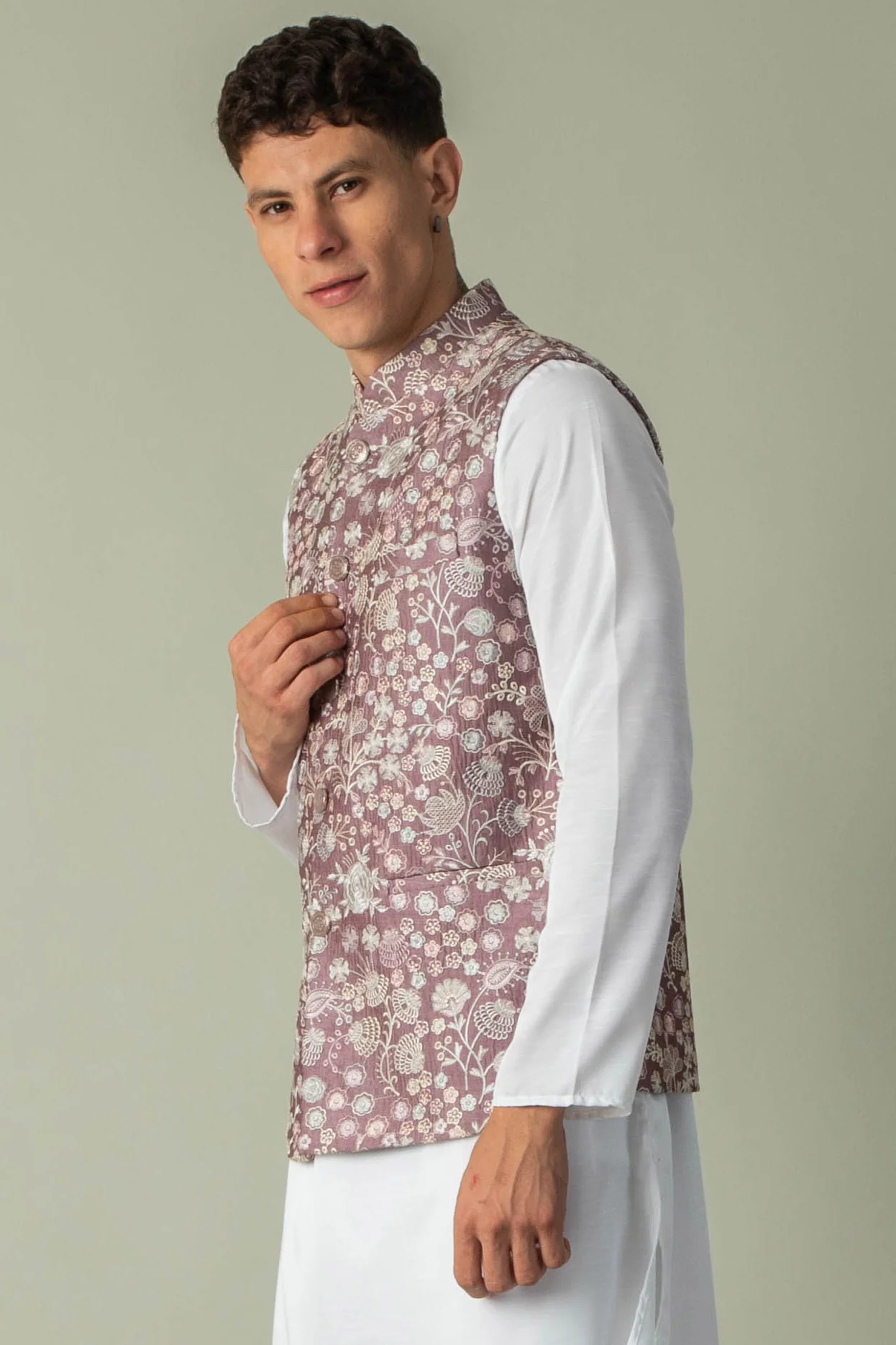 MLS EMBROIDERED JAWAHAR JACKET